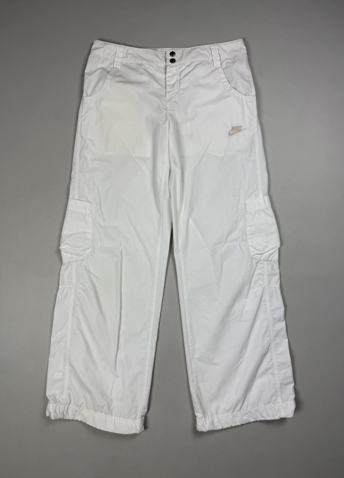 Nike Nike Vintage Y2K Ladies Cargo Pants Trousers Size US 8 / M Size 30" / US 8 / IT 44 - 1 Thumbnail
