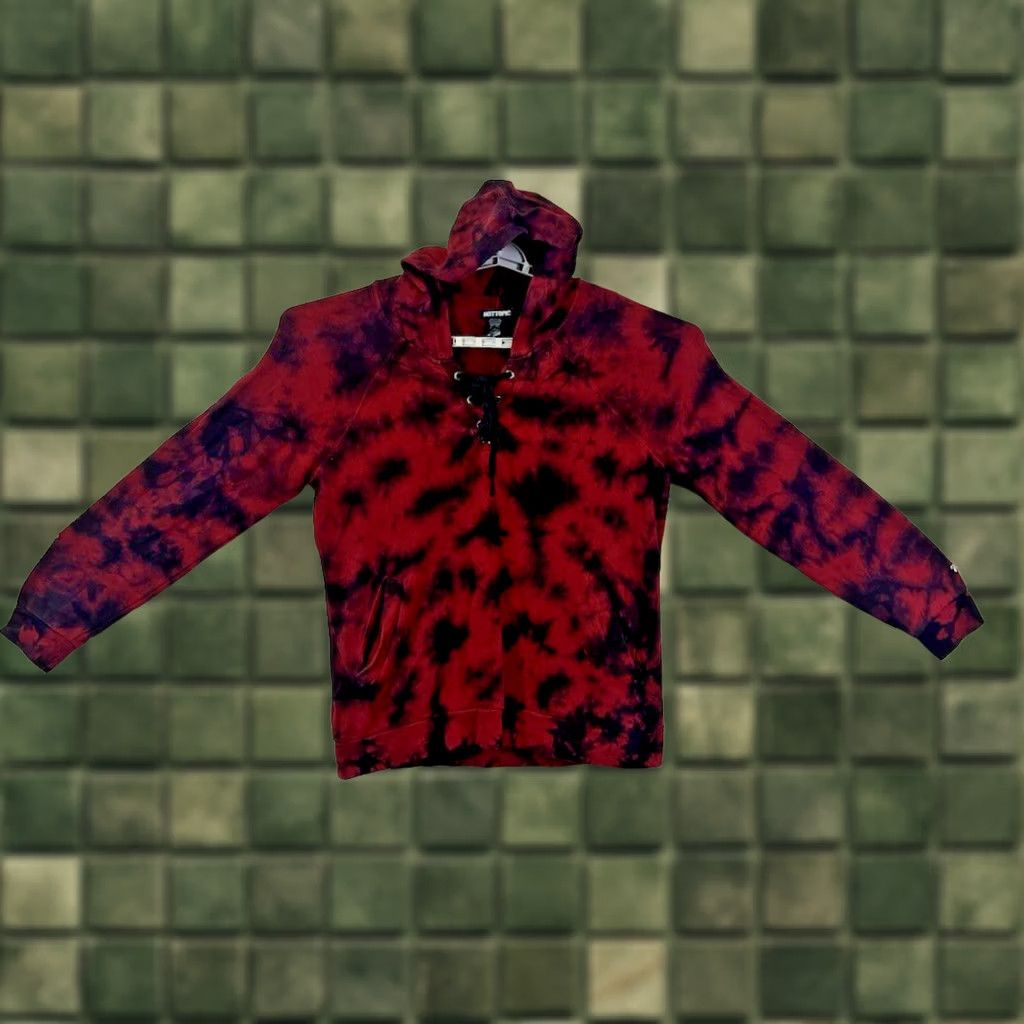 Hot Topic Hot Topic Hoodie Tie Dye Red Black Midnight Hour Women's 2XL Pullover Hooded Sweater Size XXL / US 16-18 / IT 52-54 - 1 Thumbnail