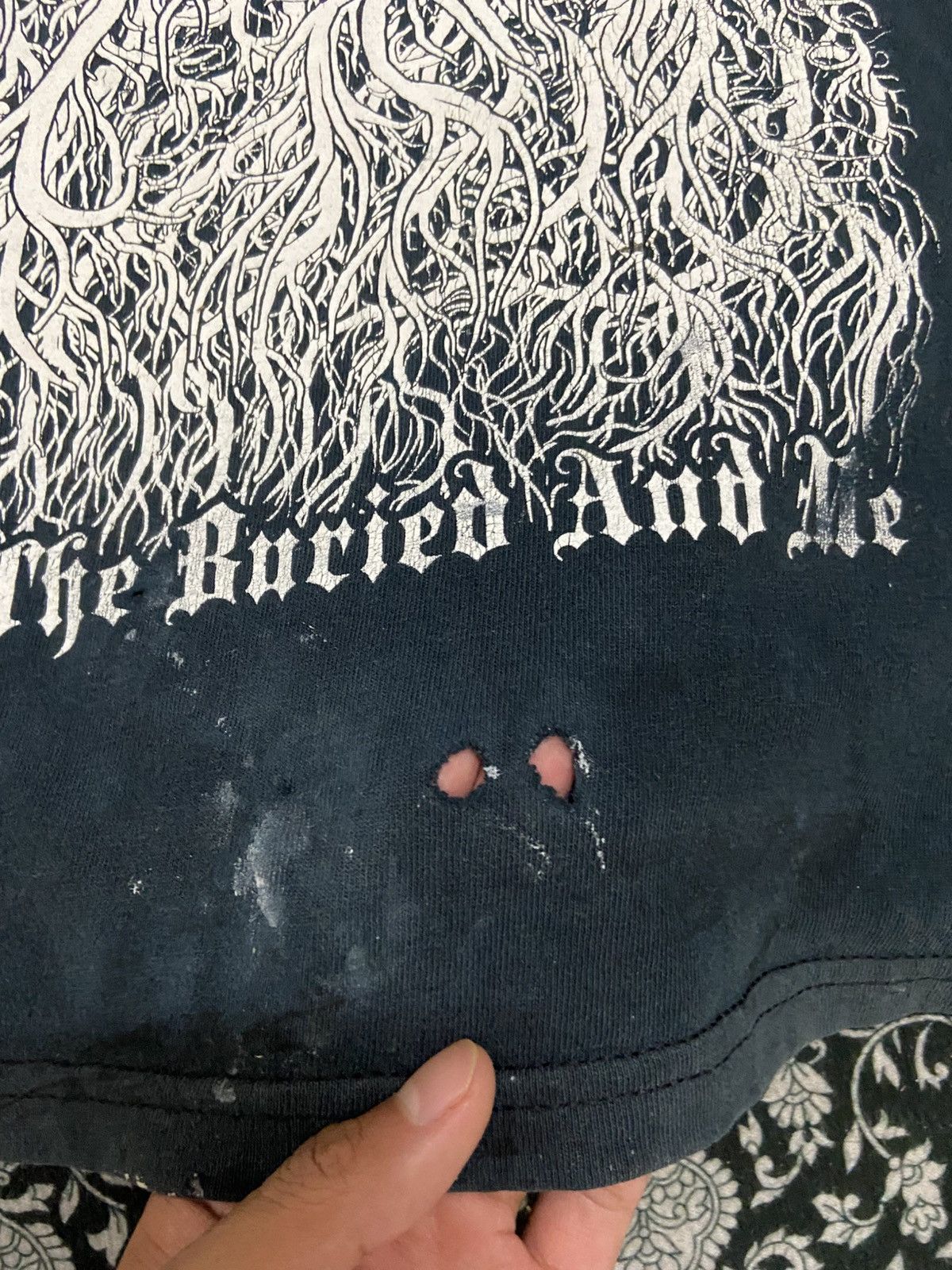Band Tees Y2K Trashed Between Me & Buried Band Tshirt Size US M / EU 48-50 / 2 - 3 Thumbnail