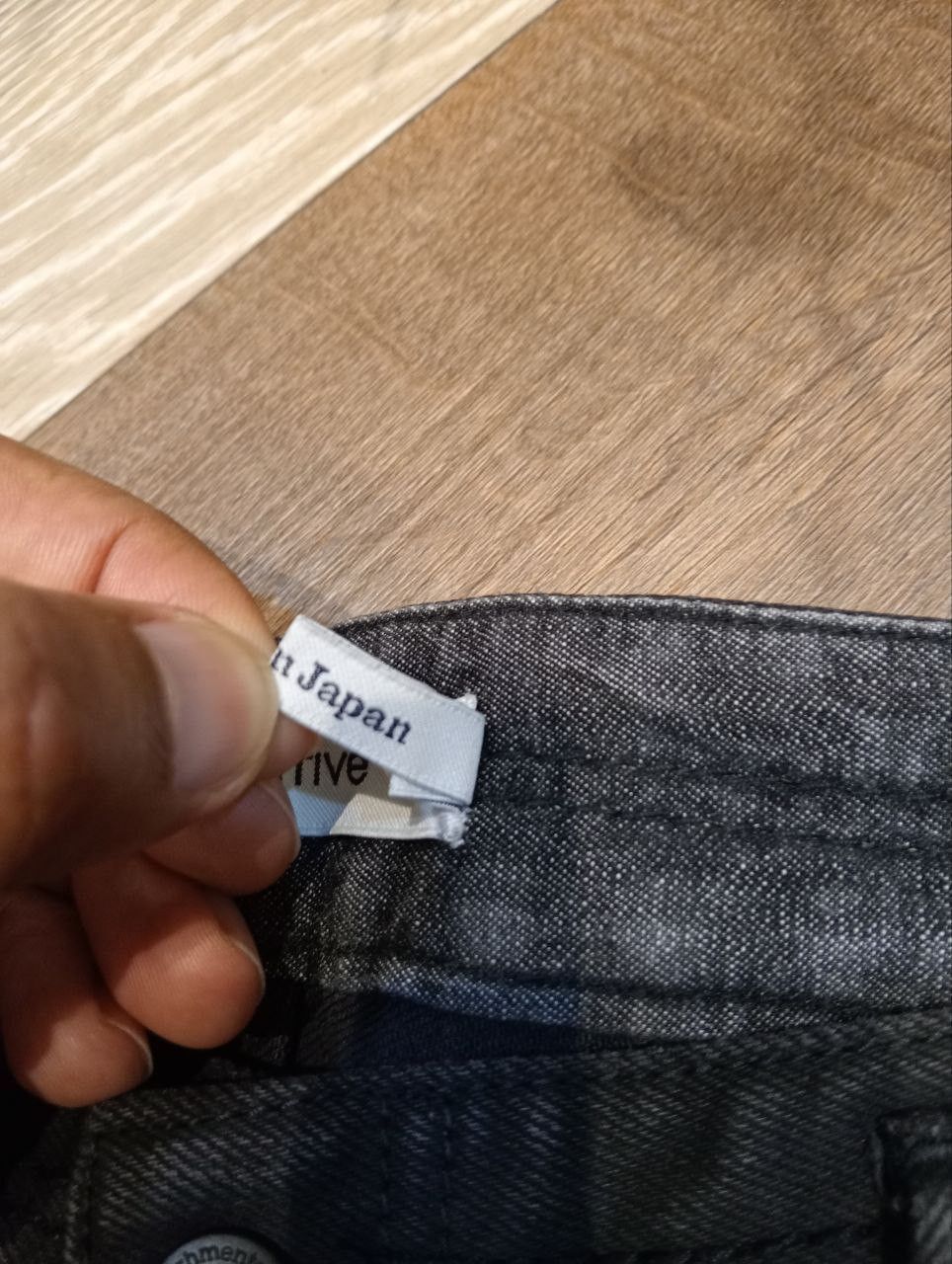 Nonnative NONNATIVE JAPAN BLACK DENIM STRETCH JEANS - SIZE 2 Size US 33 - 6 Thumbnail