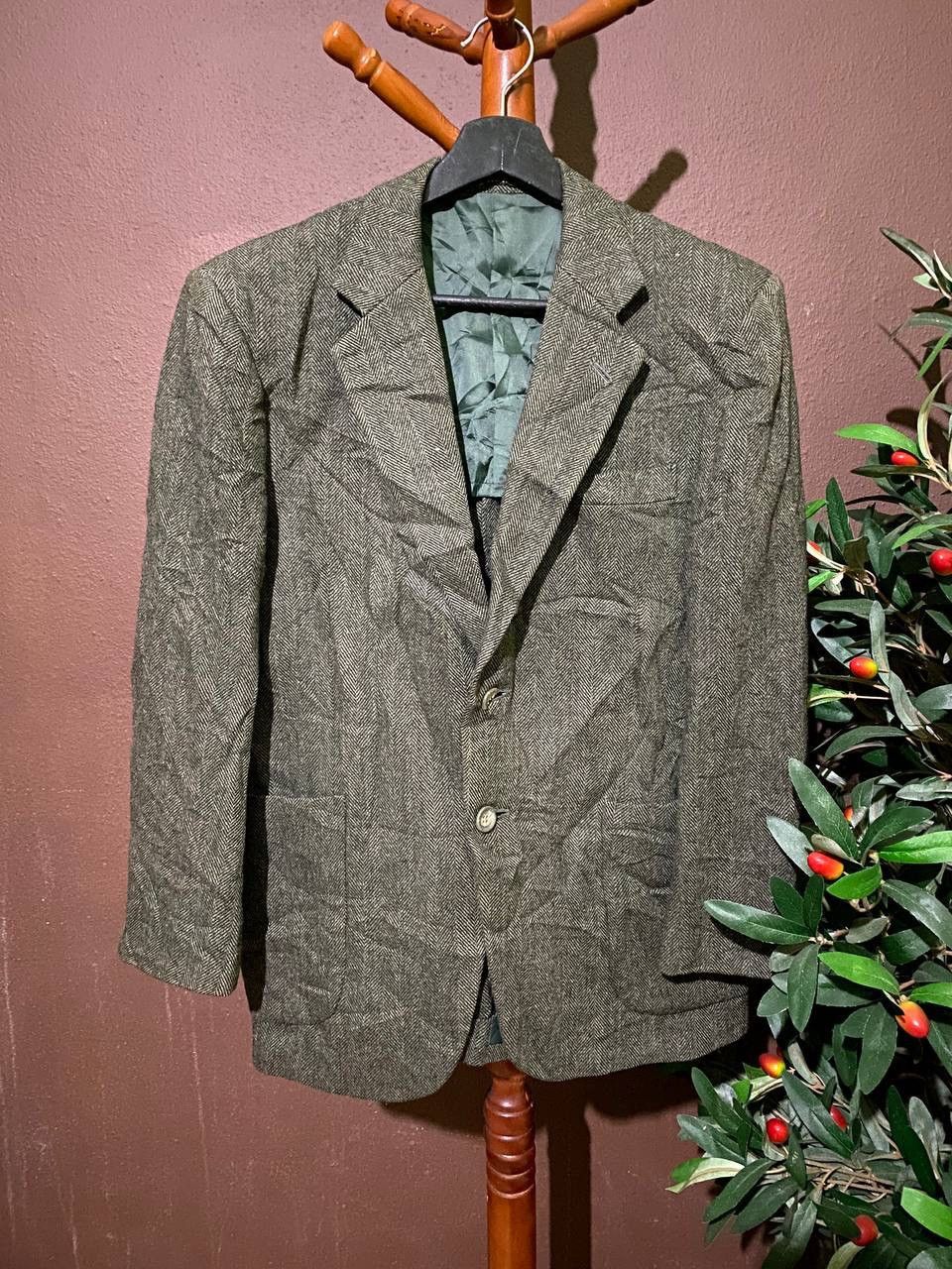 Other Vintage 60s Vaklon Herringbone Wool Coat Size US S / EU 44-46 / 1 - 1 Thumbnail