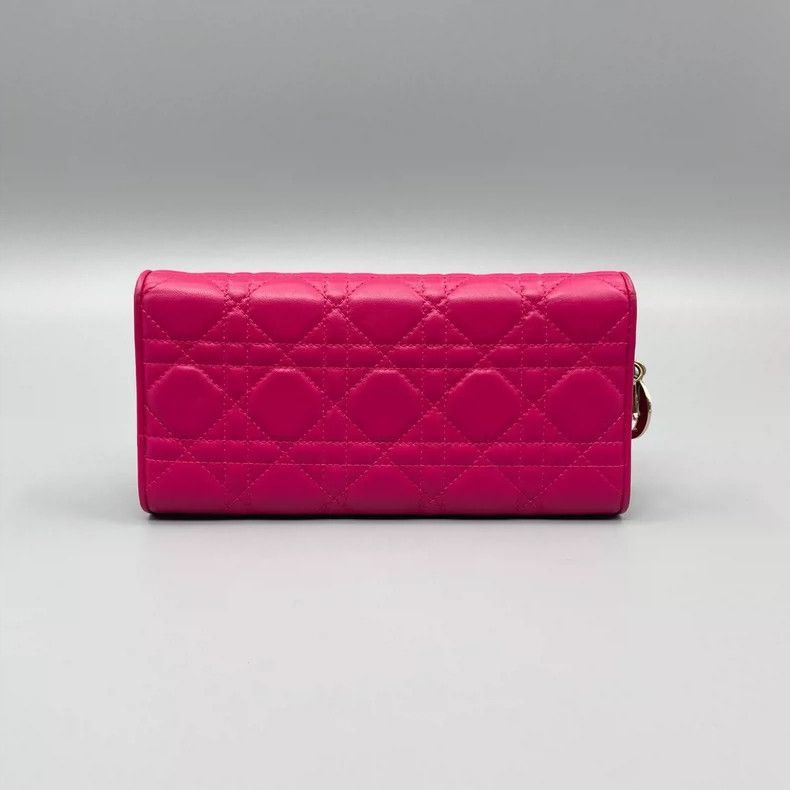 Dior Dior Pink Lambskin Quilted Crossbody Bag-2505 Size ONE SIZE - 2 Thumbnail
