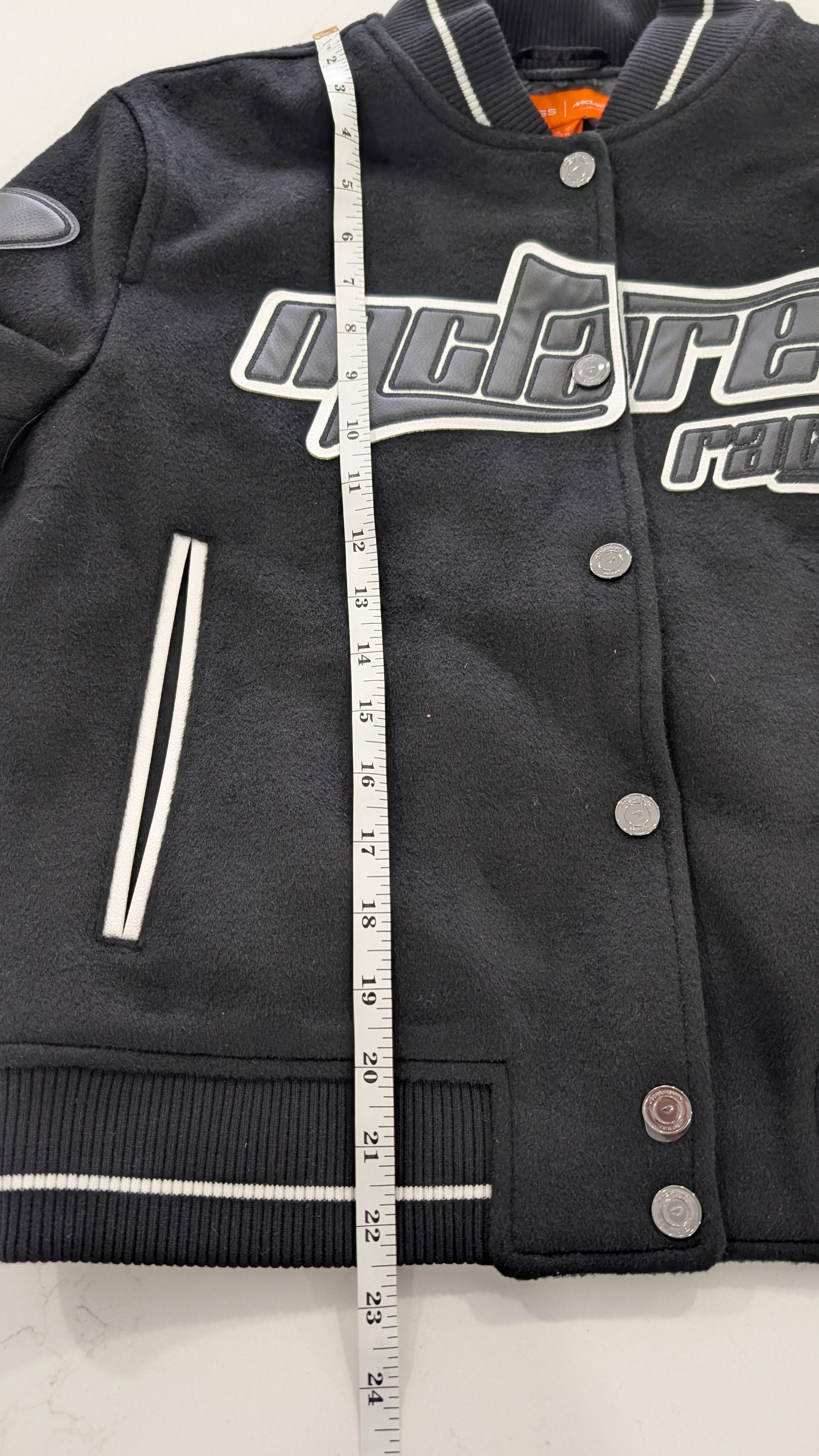 Reiss Reiss x McLaren F1 Team Blain Wool Bomber Jacket Size M / US 6-8 / IT 42-44 - 14 Thumbnail