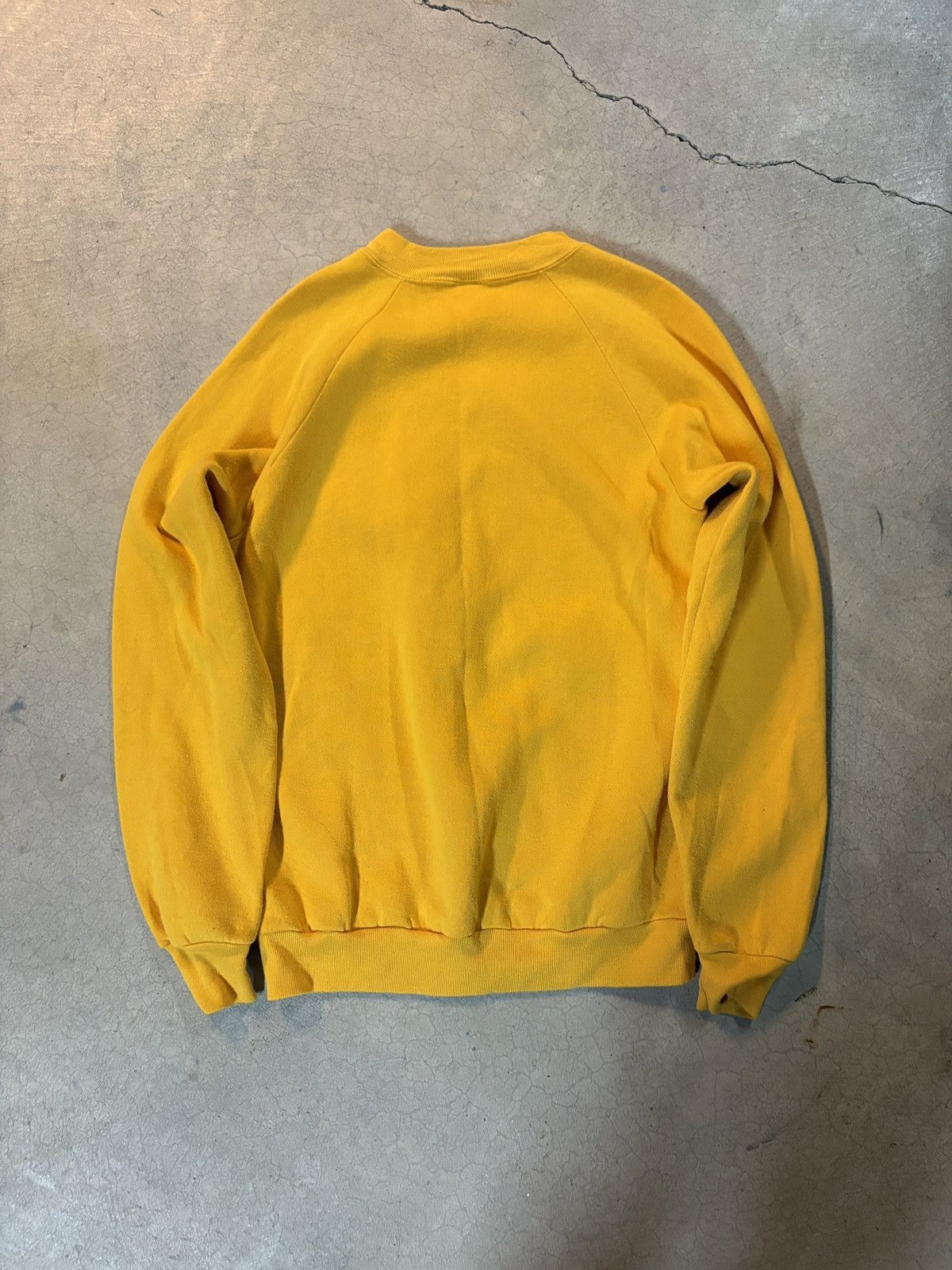 Jerzees Vintage 90s Jerzees Chicago Map Crewneck Sweatshirt Yellow L Size US L / EU 52-54 / 3 - 3 Thumbnail