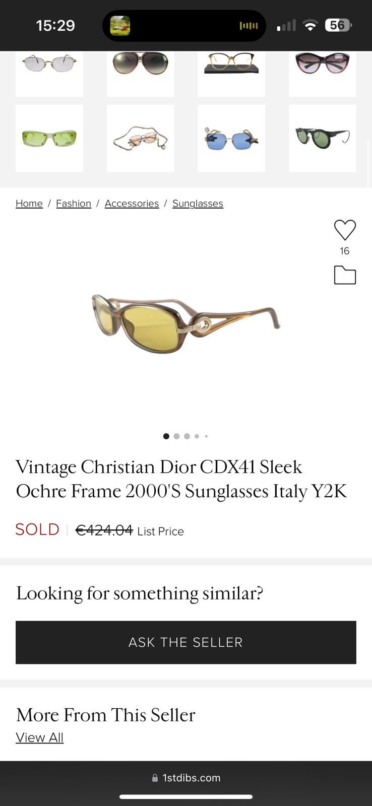 Dior × Vintage Vintage Christian Dior CDX41 2000'S Italy Y2K Size ONE SIZE - 9 Thumbnail