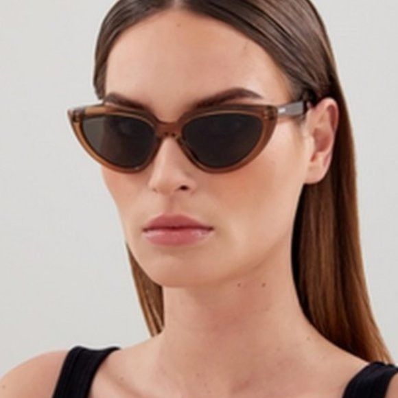 image of New Balenciaga Bb0182S - 005 Sunglasses in Brown, Women's