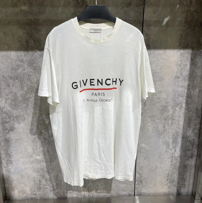Givenchy Givenchy White Cotton Men’s T-Shirt 0089 Size US S / EU 44-46 / 1 - 1 Thumbnail
