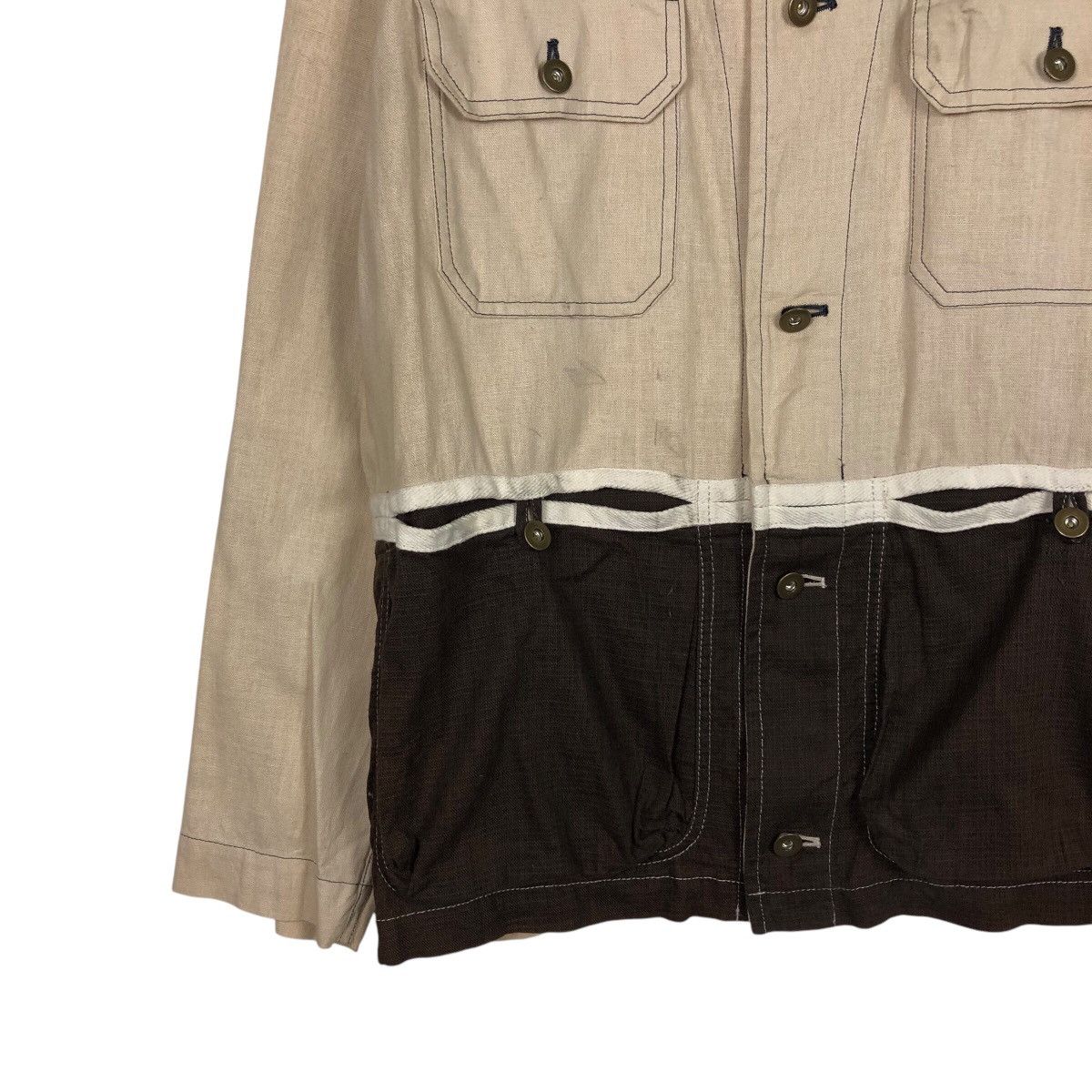 Japanese Brand 📌Double Tone Chore Worker Jacket Pia Sports Issey Miyake Size US M / EU 48-50 / 2 - 5 Thumbnail