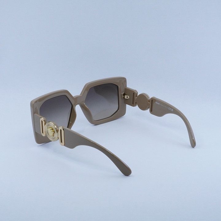Versace Versace VE4478U 549961 Sunglasses Beige Square Frame, Brown Size ONE SIZE - 4 Thumbnail