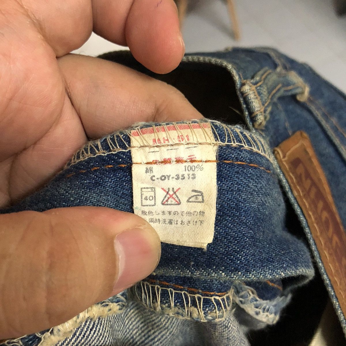Big John DL Big John vintage Blue Denim Pants #C621 Size US 28 / EU 44 - 21 Thumbnail