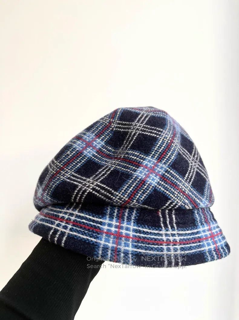 Vivienne Westwood Vivienne Westwood Blue Plaid Saturn Newsboy Hat Size ONE SIZE - 3 Thumbnail