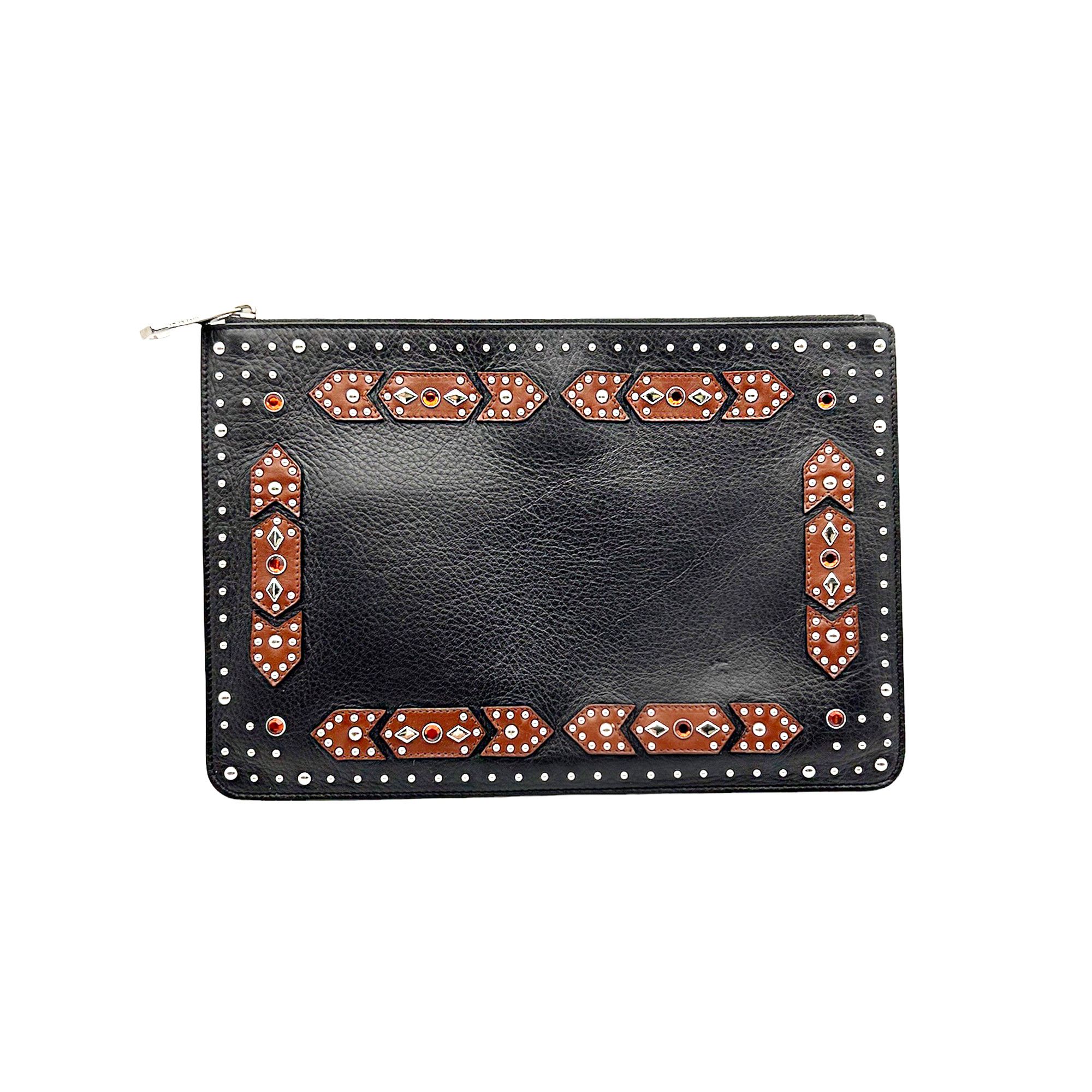 Givenchy Givenchy Studded Leather Clutch Was $955 Now $415 Size ONE SIZE - 1 Thumbnail