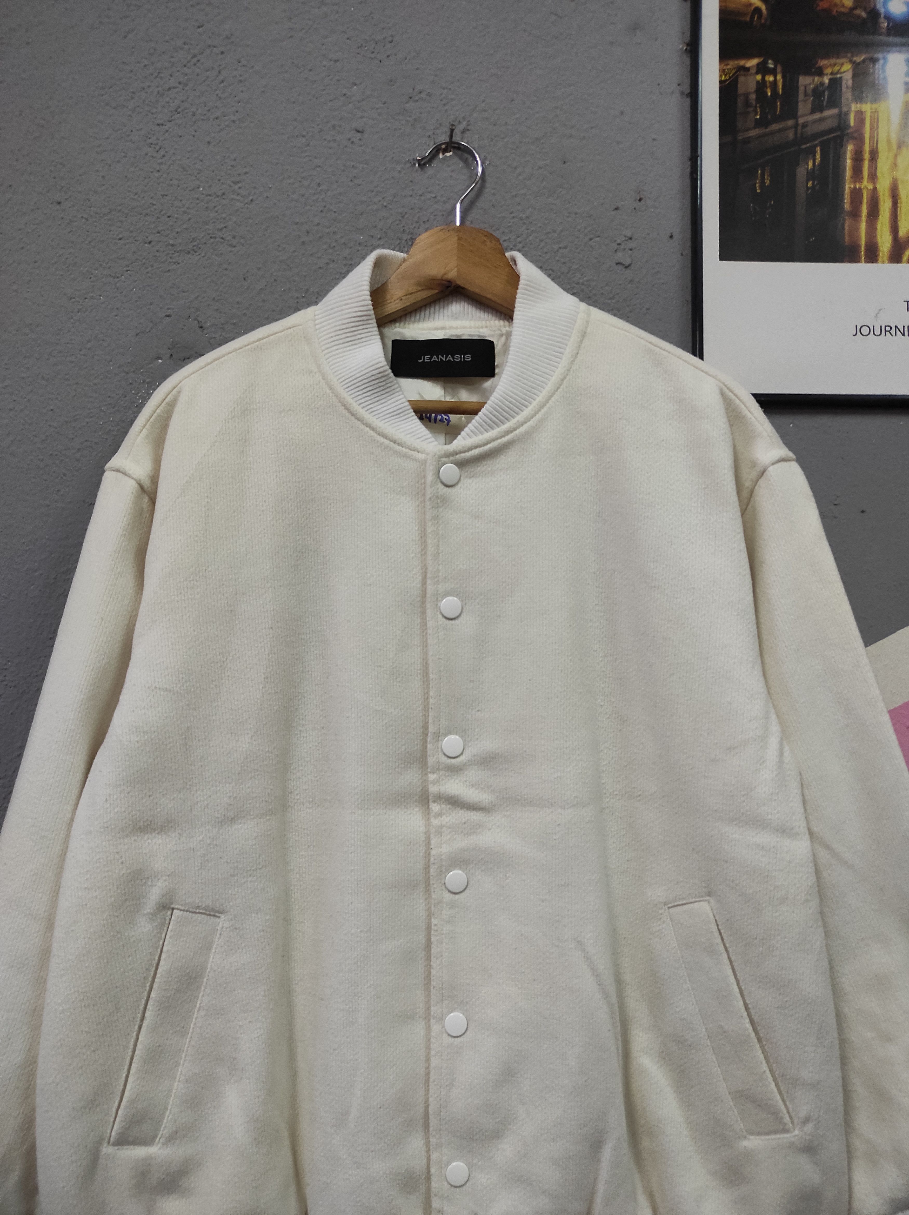 Japanese Brand JEANSIS VARSITY JACKET Size ONE SIZE - 3 Thumbnail