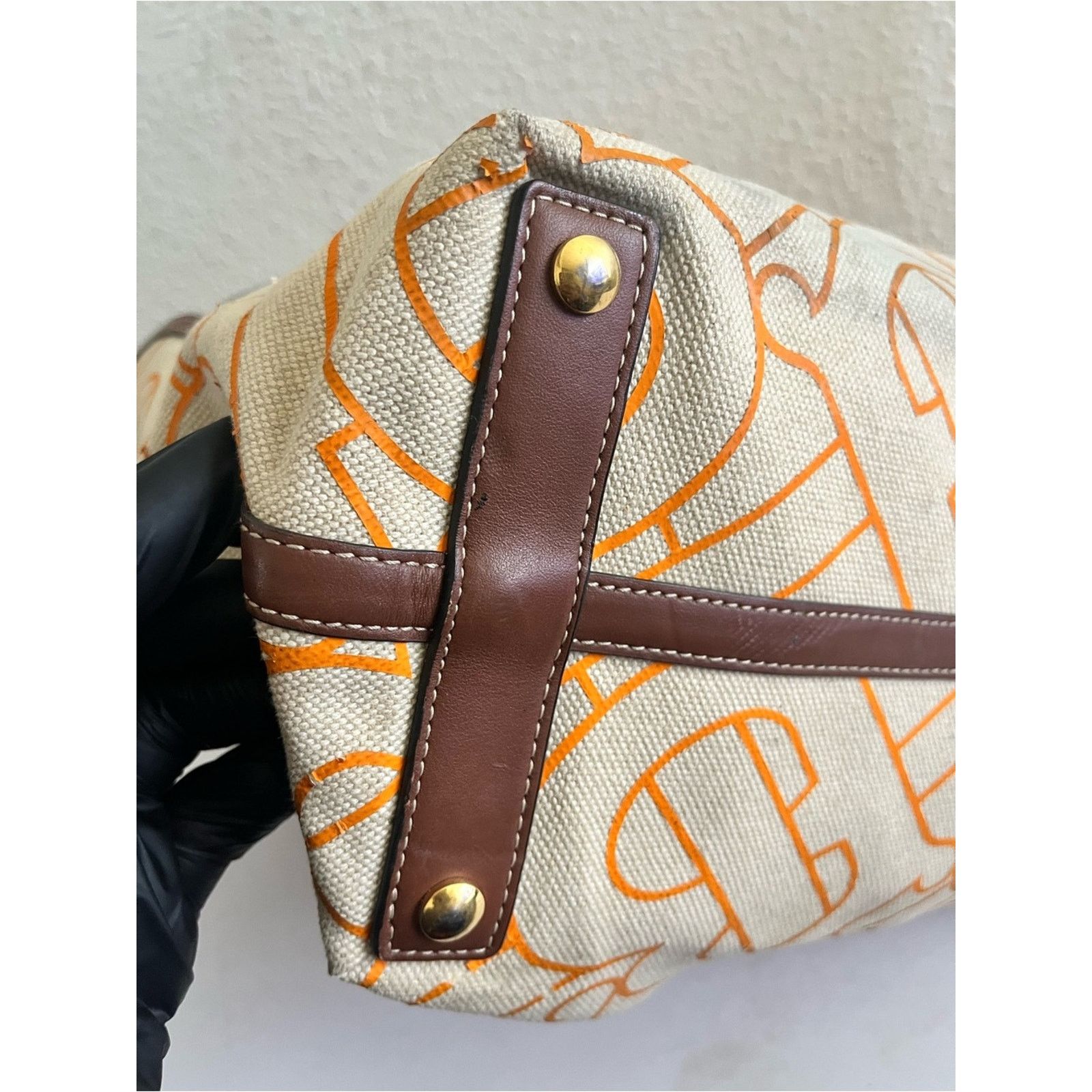 Burberry Burberry TB canvas tote bag Size ONE SIZE - 14 Thumbnail