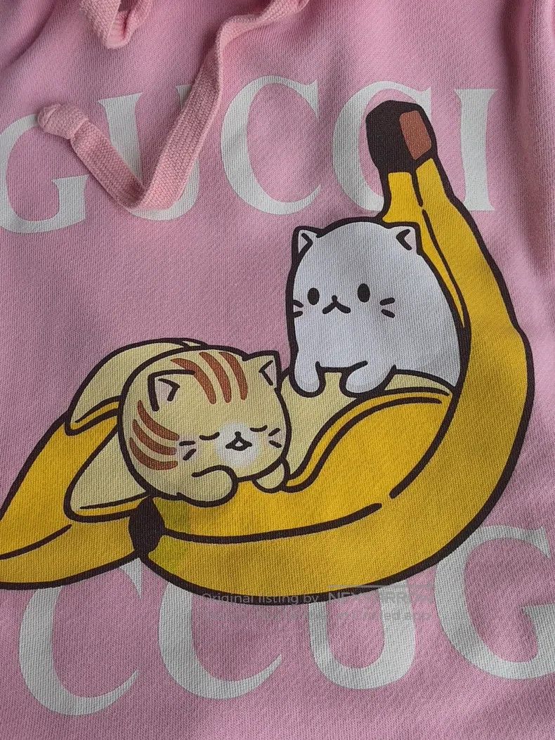 Gucci Gucci Pink banana cat sweatshirt Size M / US 6-8 / IT 42-44 - 6 Thumbnail