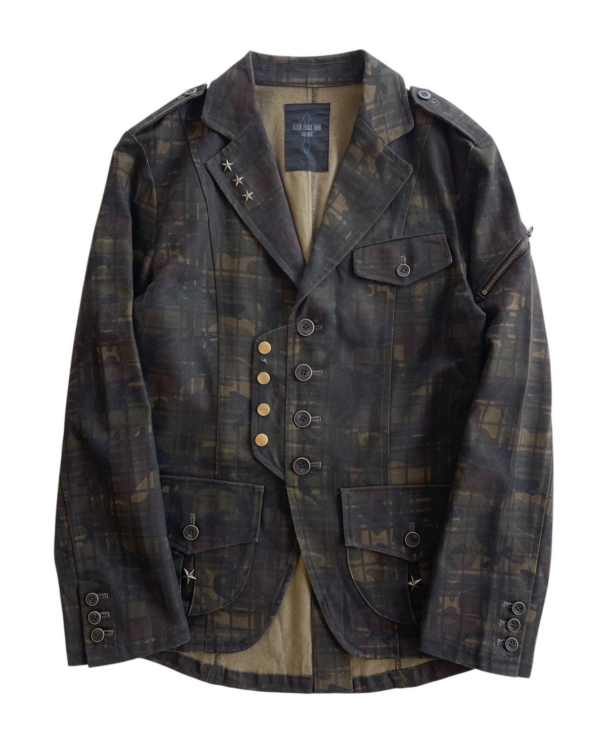 Japanese Brand Black Peace Now For Men Camouflag Chore Jacket Size US S / EU 44-46 / 1 - 1 Thumbnail