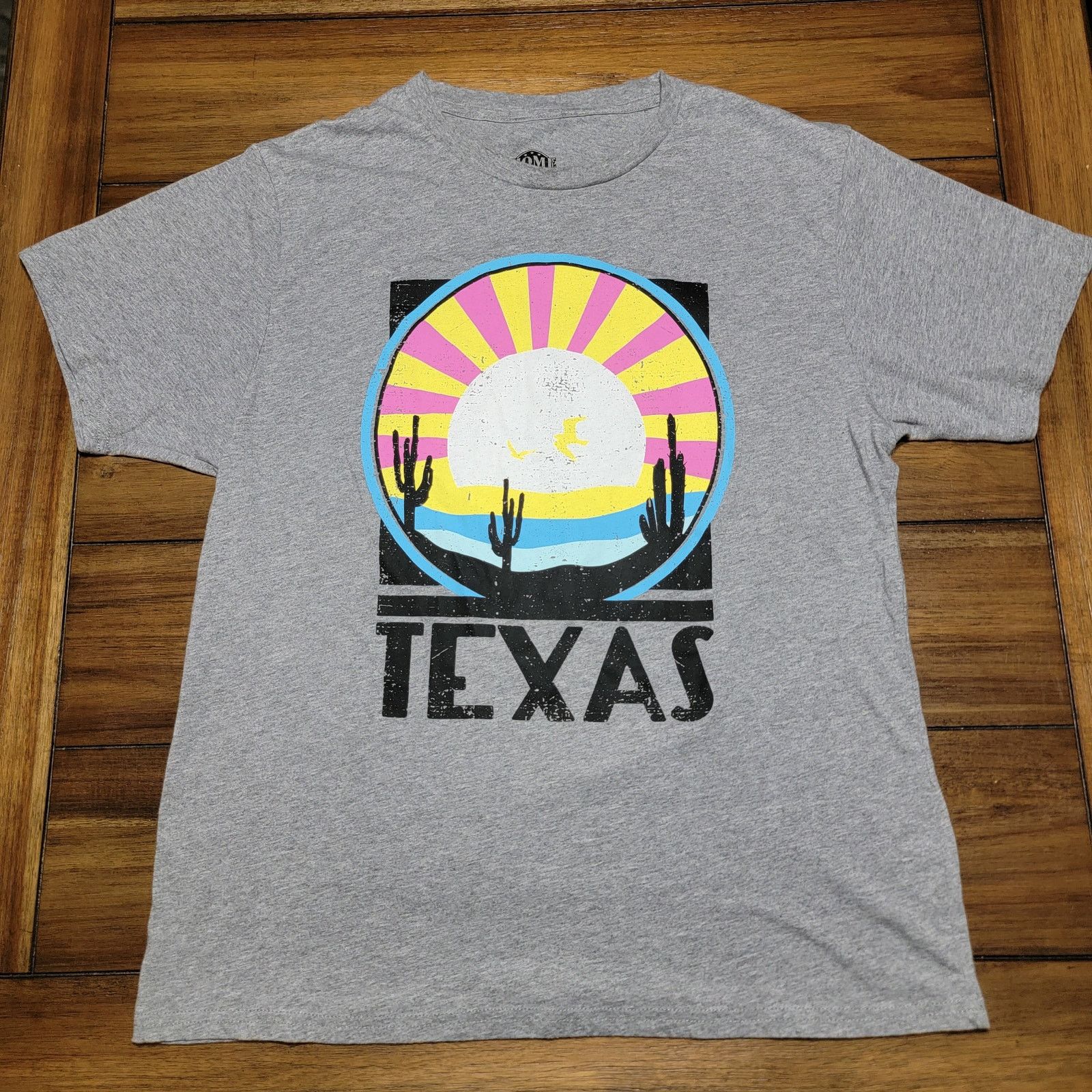 Other Home Free Grey Unisex Tee "Texas" - Size Large Size L / US 10 / IT 46 - 1 Thumbnail