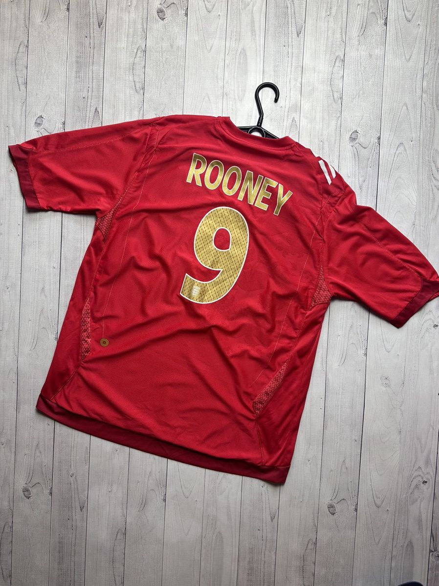 Umbro × Vintage Vintage Umbro red England soccer jersey size XL 9 Rooney Size US XL / EU 56 / 4 - 1 Thumbnail