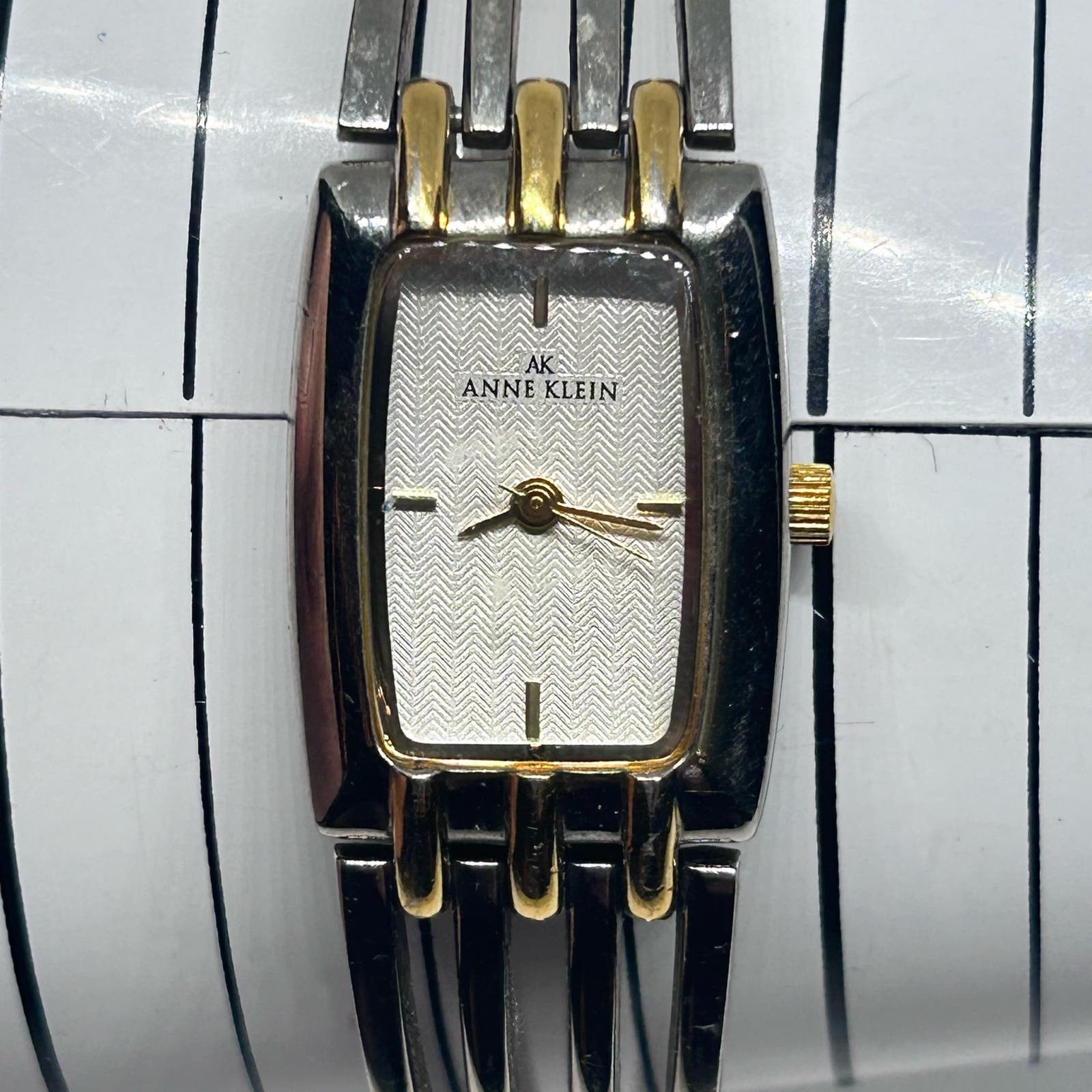 Anne Klein AK Anne Klein Two Tone St. Steel Ladies Watch New Battery Grailed