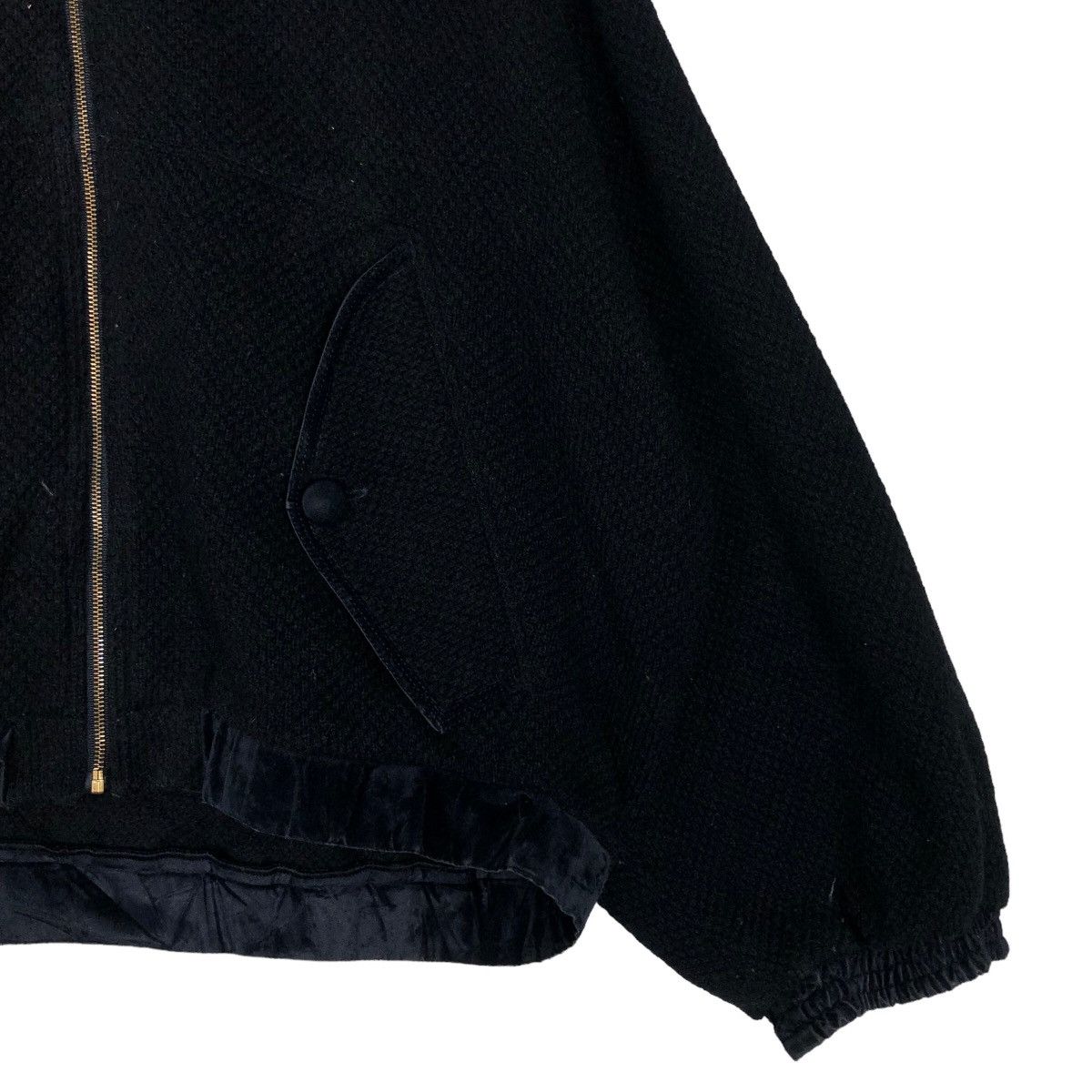 Japanese Brand 🔥Vintage Cropped Bomber Jacket Black Issey Miyake Japan Size US M / EU 48-50 / 2 - 7 Thumbnail