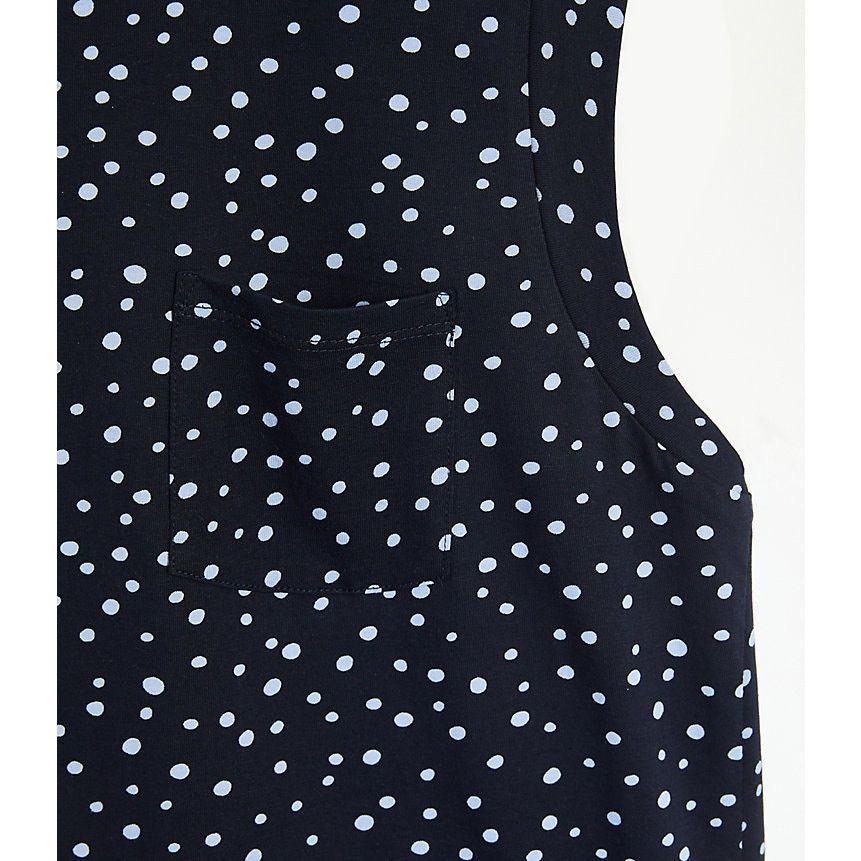 Ann Taylor Ann Taylor LOFT Dotted Pocket Tank - Navy with White Accents Size S / US 4 / IT 40 - 3 Thumbnail