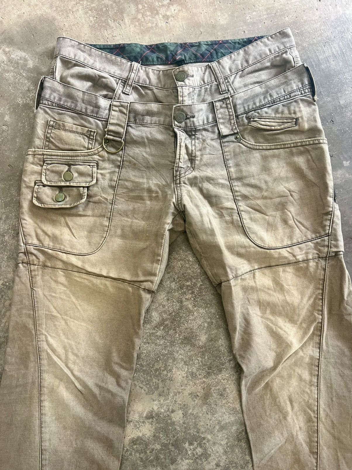 PPFM Vintage PPFM Double Waist Bondage Cargo Pants Size US 32 / EU 48 - 3 Thumbnail