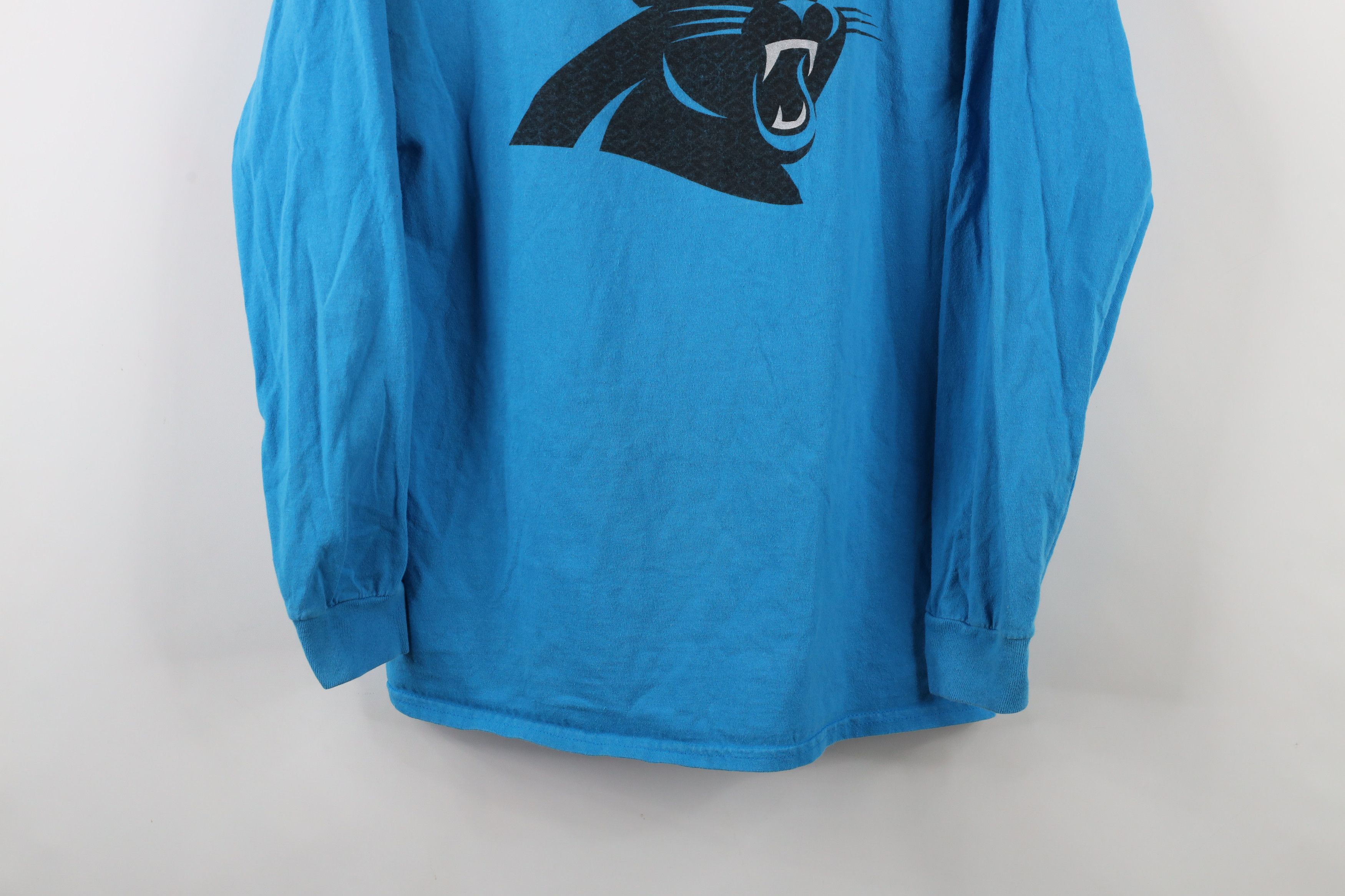 Majestic × Vintage Vintage Majestic Carolina Panthers Long Sleeve T-Shirt Size US M / EU 48-50 / 2 - 3 Thumbnail