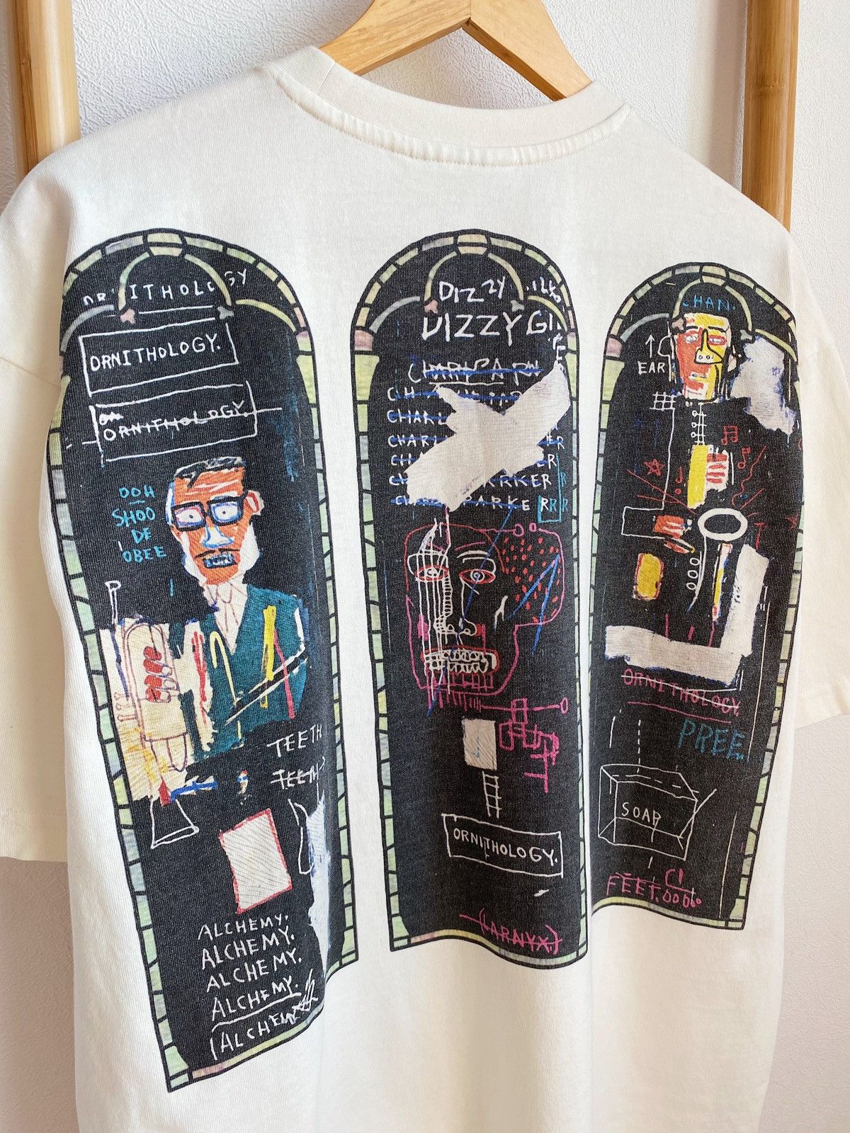 H&M × Jean-Michel Basquiat × Who Decides War WHO DECIDES WAR x BASQUIAT x H&M RELAXED FIT COTTON T-SHIRT Size US M / EU 48-50 / 2 - 2 Thumbnail