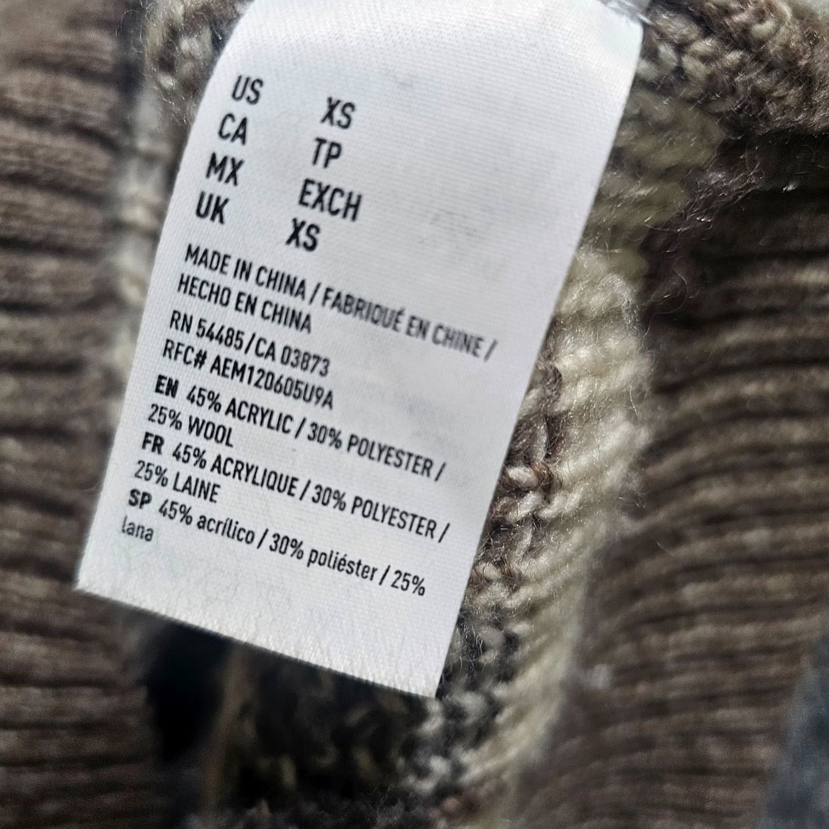 American Eagle Outfitters American Eagle Outfitters Sweater Womens XS Beige Wool Southwest Aztec Long Sleeve Casual Size XS / US 0-2 / IT 36-38 - 7 Thumbnail