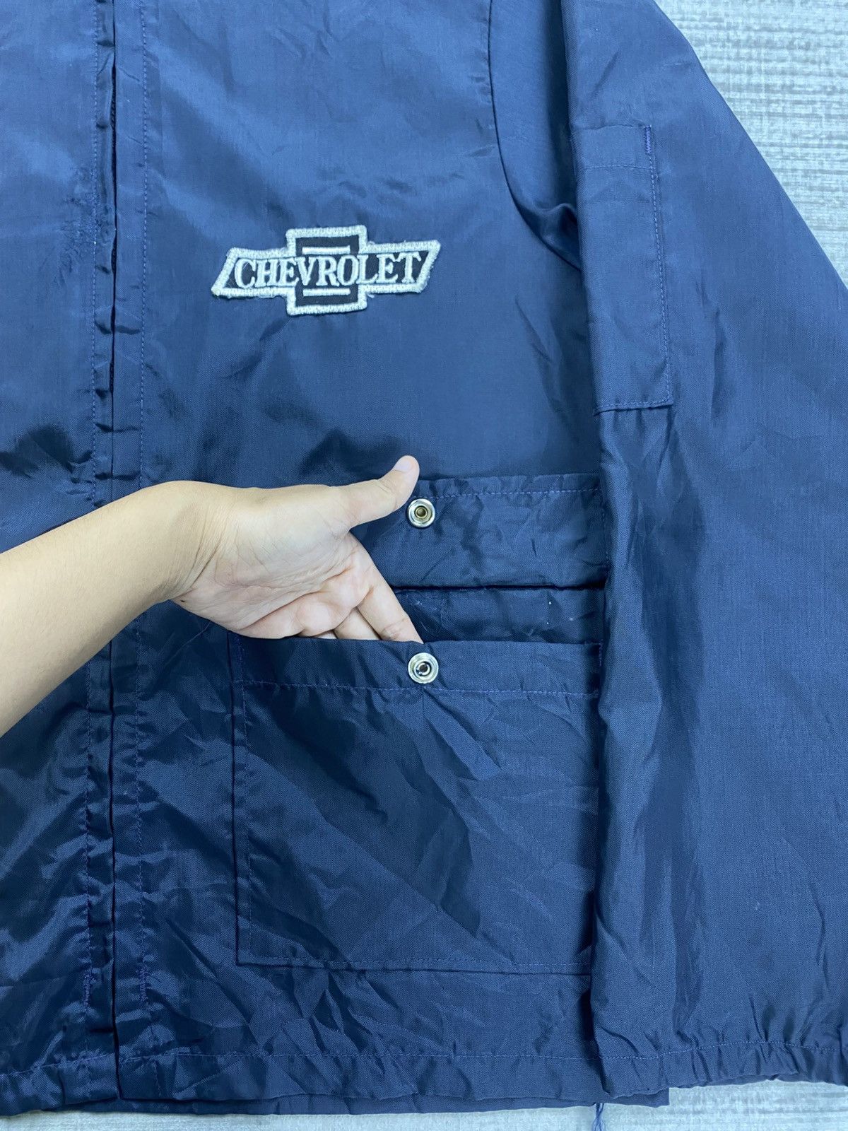 NASCAR × Swingster × Vintage Vtg 70s Chevrolet Nascar Racing Nylon Zipper Jacket Size US M / EU 48-50 / 2 - 6 Thumbnail