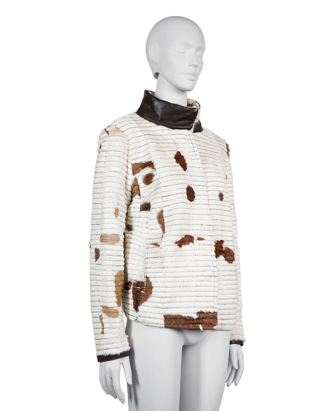 Emporio Armani Emporio Armani F/W2008 Cowhide Fur Jacket Size L / US 10 / IT 46 - 5 Thumbnail