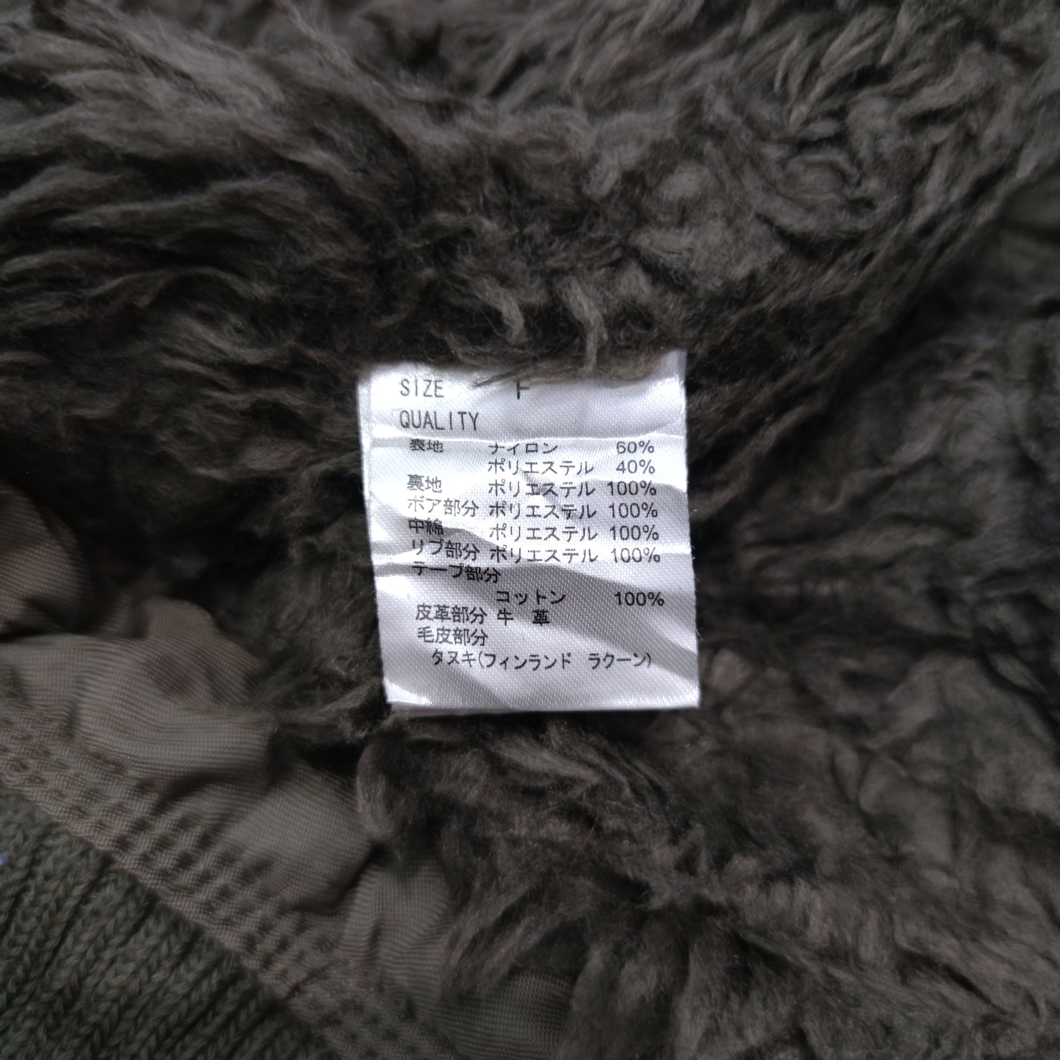 If Six Was Nine 2000s Japanese Brand G.O.A Racoon Fur Hoodie Military Jacket Size US M / EU 48-50 / 2 - 13 Thumbnail