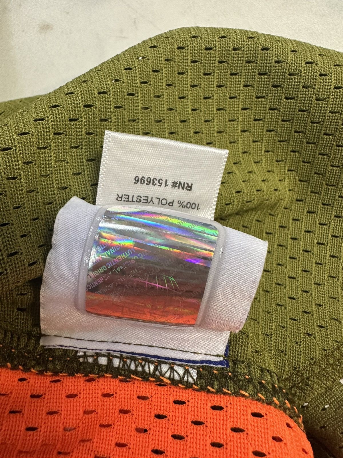 Eric Emanuel Eric Emanuel EE Shorts ‘Green/Orange Lightning’ Size US 32 / EU 48 - 4 Thumbnail
