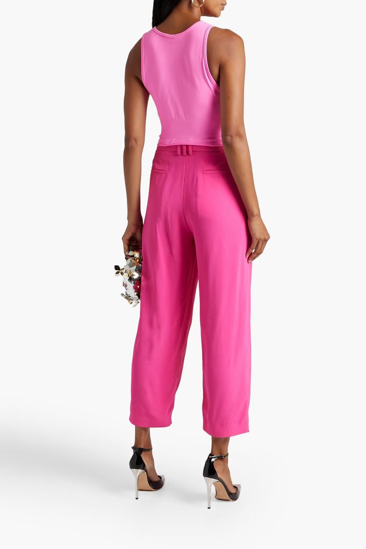 Balmain o1y0625 Casual Pant in Fuchsia Size 34" / US 12 / IT 48 - 3 Thumbnail