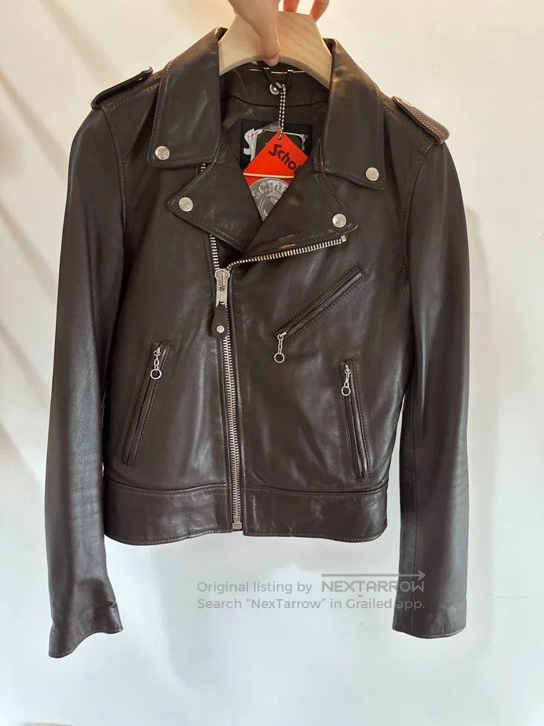 Schott Schott Motorcycle leather coat Size XS / US 0-2 / IT 36-38 - 2 Thumbnail