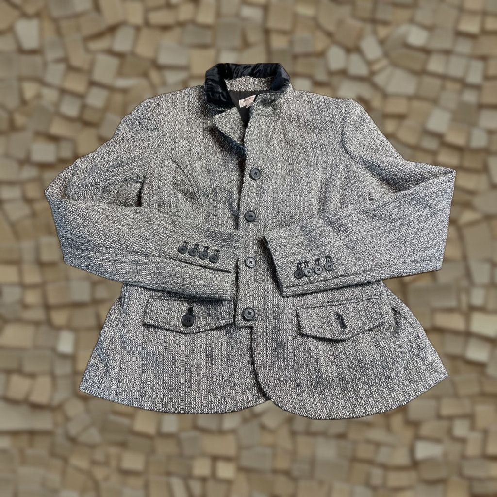 Isaac Mizrahi Isaac Mizrahi Jacket Women Size 12 Black White Spare Buttons Pockets Womens Size XL / US 12-14 / IT 48-50 - 1 Thumbnail