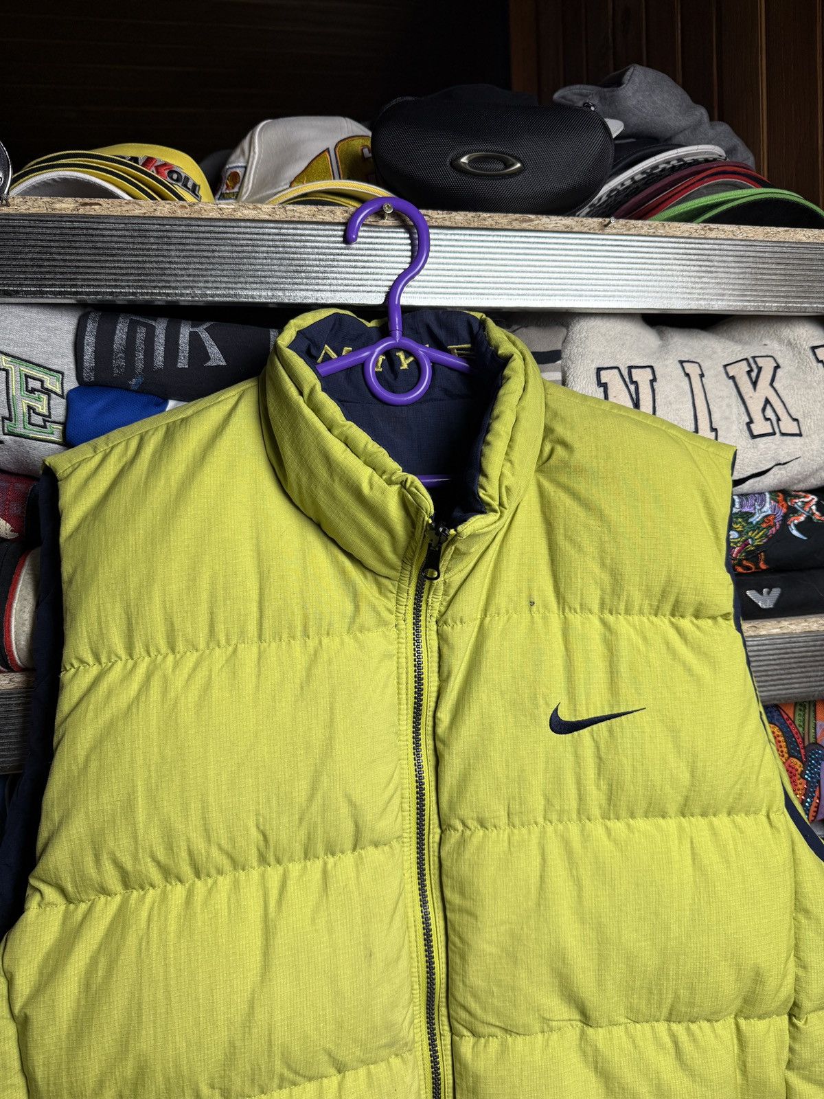 Nike × Nike ACG × Vintage Vintage Nike reversible puffer vest spell out big logo rare Size US XL / EU 56 / 4 - 3 Thumbnail