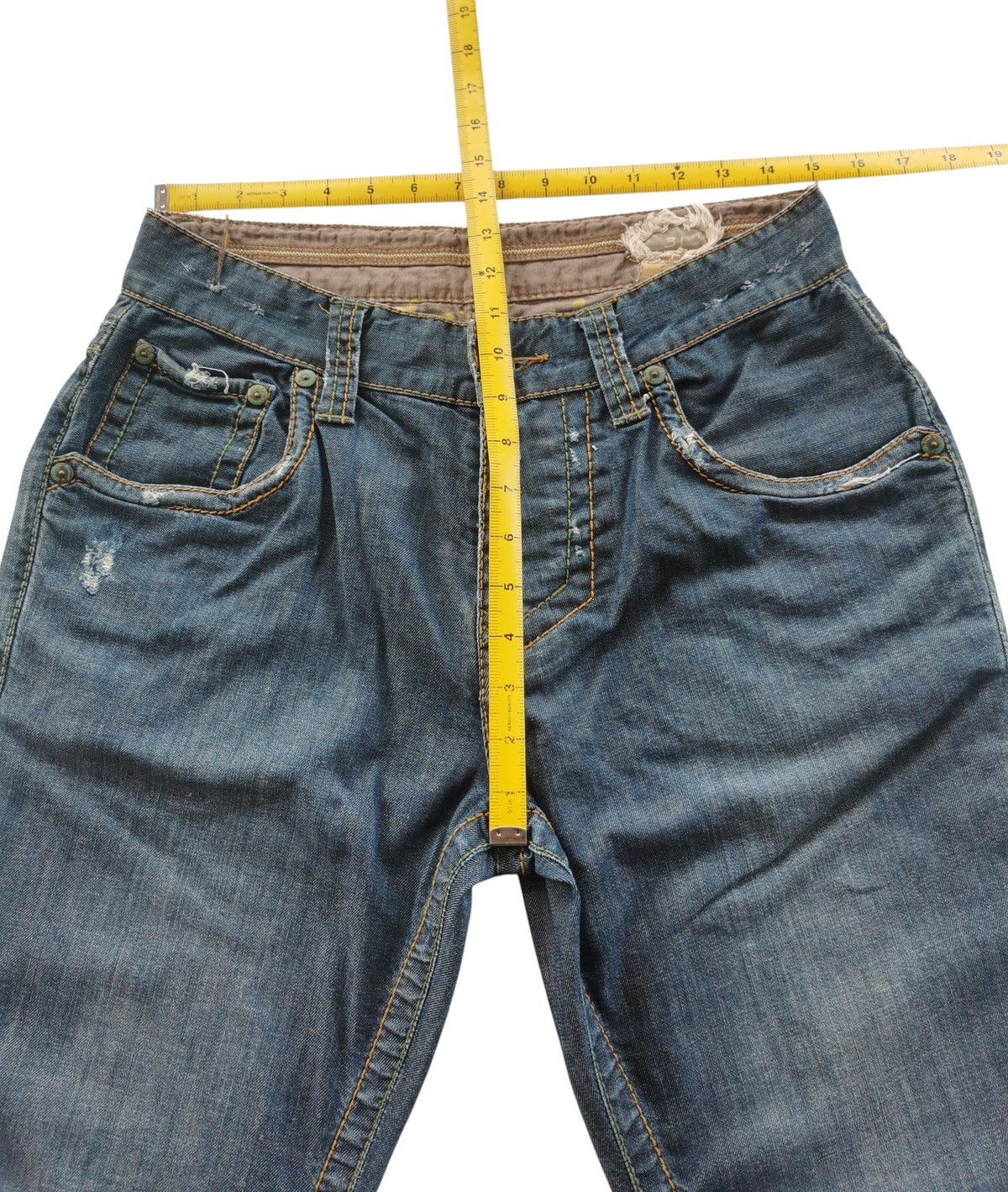 Stitch's Jeans Stitch jeans flared bootcuts distressed denim jeans▪️ 30x30.5 Size US 30 / EU 46 - 8 Thumbnail