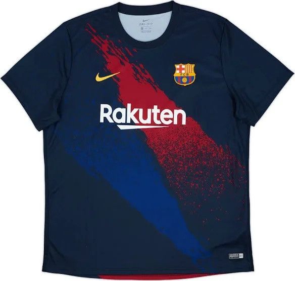 Nike × Vintage Barcelona 19/20 Training Top Size US M / EU 48-50 / 2 - 1 Thumbnail