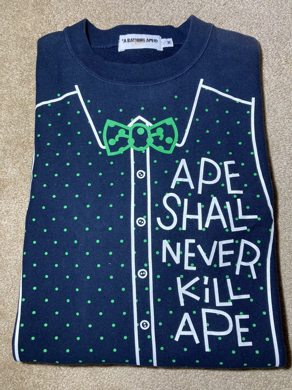 Bape 2011 Bape Tuxedo Graphic Sweater Cartoon Goofy Spoof Nigo OG Size US M / EU 48-50 / 2 - 1 Thumbnail