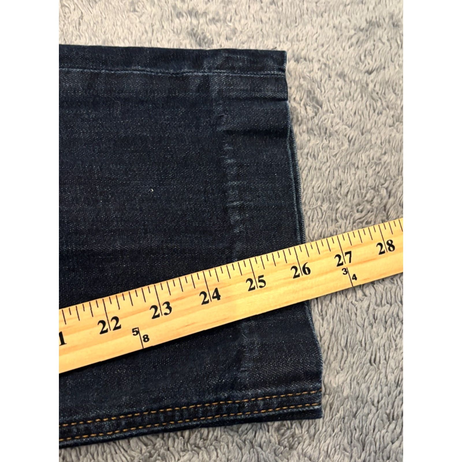 Express Express Jeans Mens 36x30 36x26 Blue Denim Slim Straight Y2K Dark Wash Casual Shirt? Size US 36 / EU 52 - 5 Thumbnail