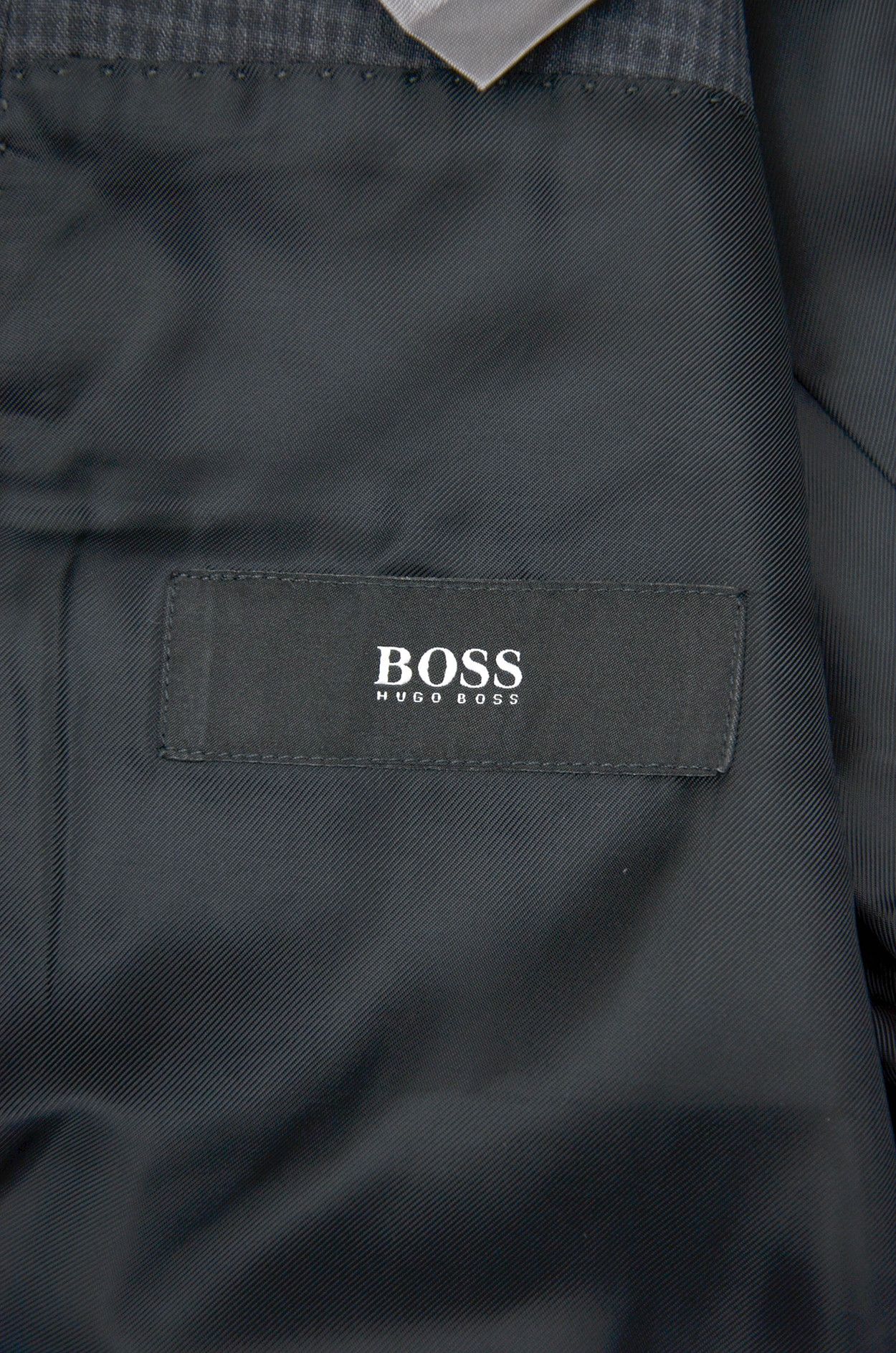 Hugo Boss Hugo Boss Grey Check Wool Blazer - Size 38R Size 38R - 10 Thumbnail