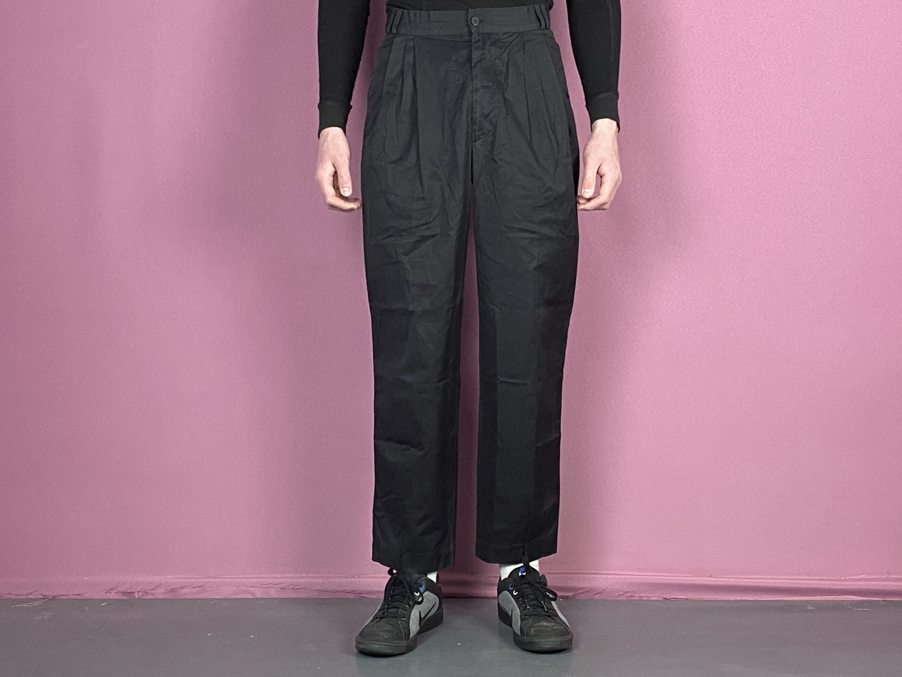 Versace × Vintage 80s Gianni Versace Vintage Men's Pleated Pants - 46 Size US 30 / EU 46 - 5 Thumbnail
