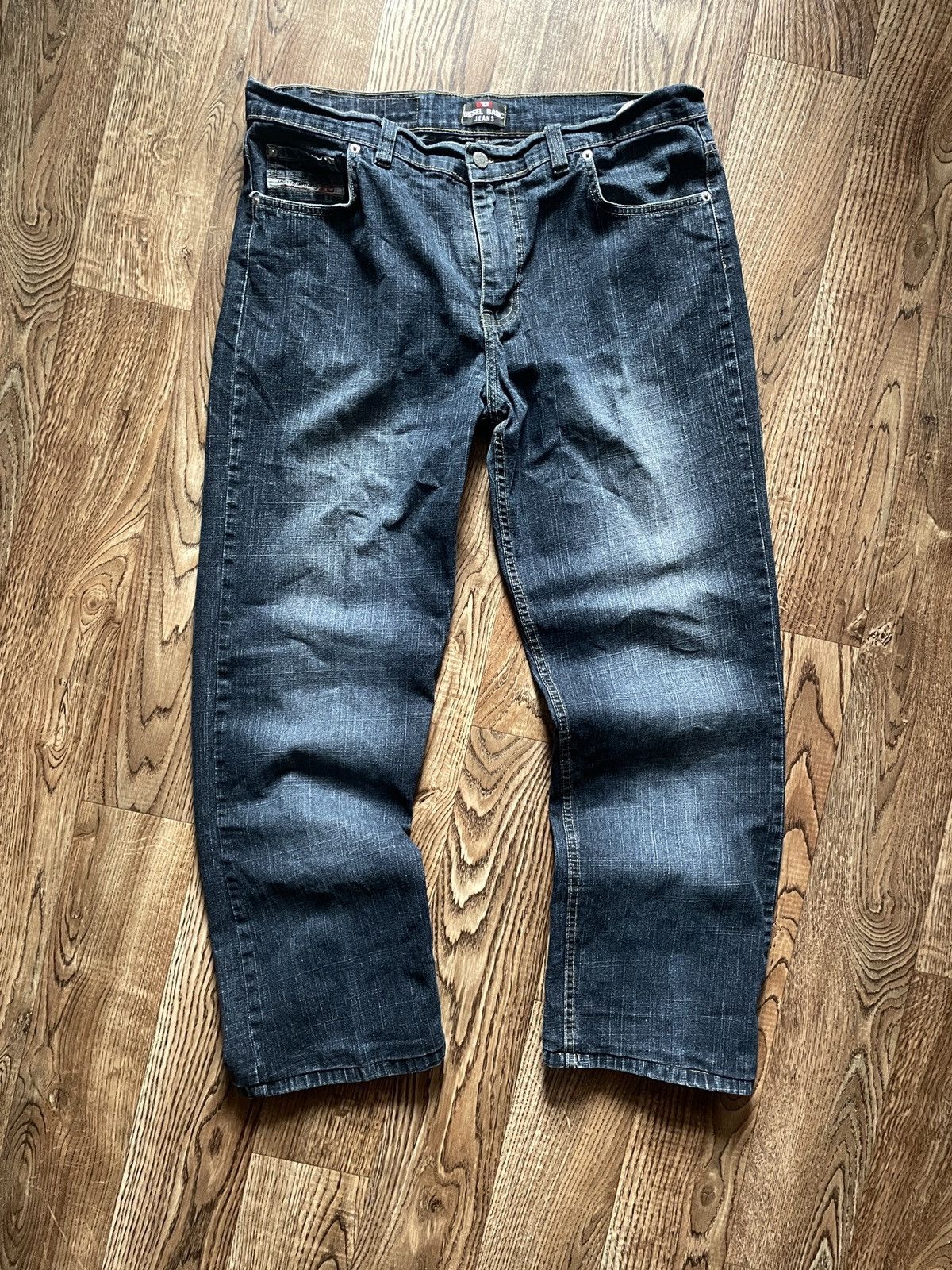 Diesel Vintage Diesel Jeans Distressed Faded Flared Wide Baggy Y2K Size US 36 / EU 52 - 1 Thumbnail