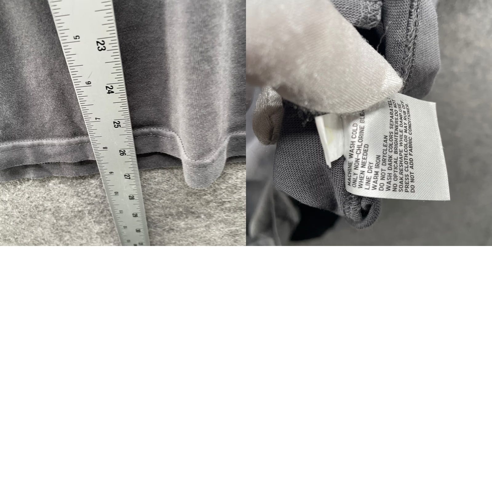 Uniqlo Uniqlo Dry V-Neck Short Sleeve Colour T-Shirt Mens L Gray Size US L / EU 52-54 / 3 - 8 Thumbnail