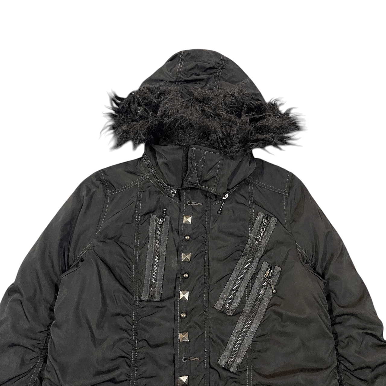 14th Addiction Vintage Algon Quins Fur Jacket LGB Ifsixwasnine Size US S / EU 44-46 / 1 - 2 Thumbnail