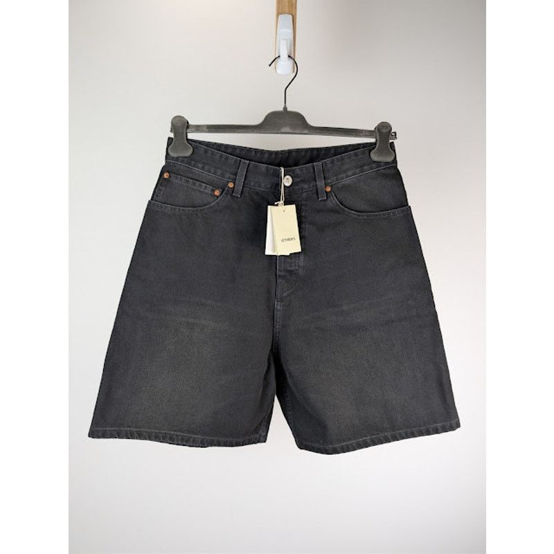 Vetements o1rshd1 Baggy Denim Shorts in Black Size US 30 / EU 46 - 10 Thumbnail