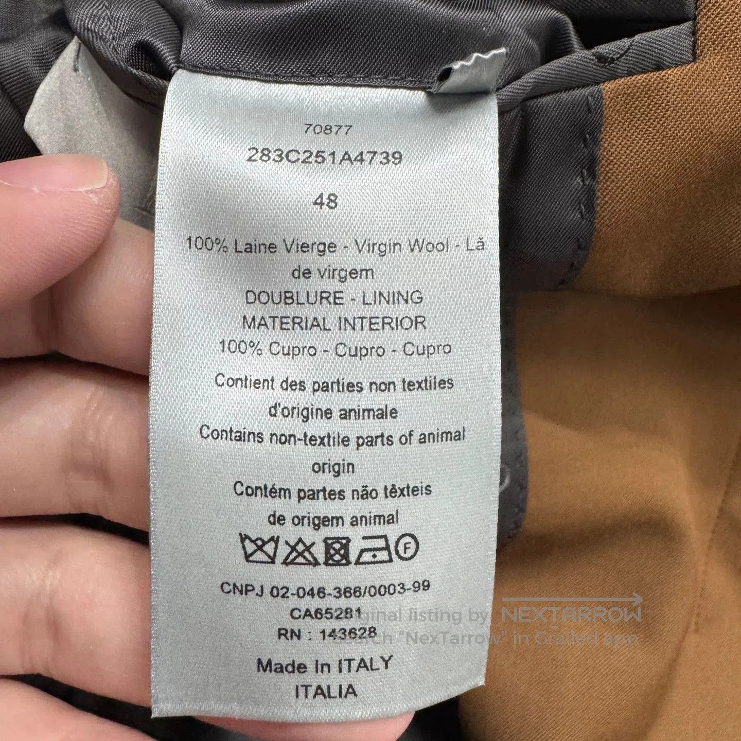 Dior Dior Coffee Wool Blazer. Size US M / EU 48-50 / 2 - 3 Thumbnail