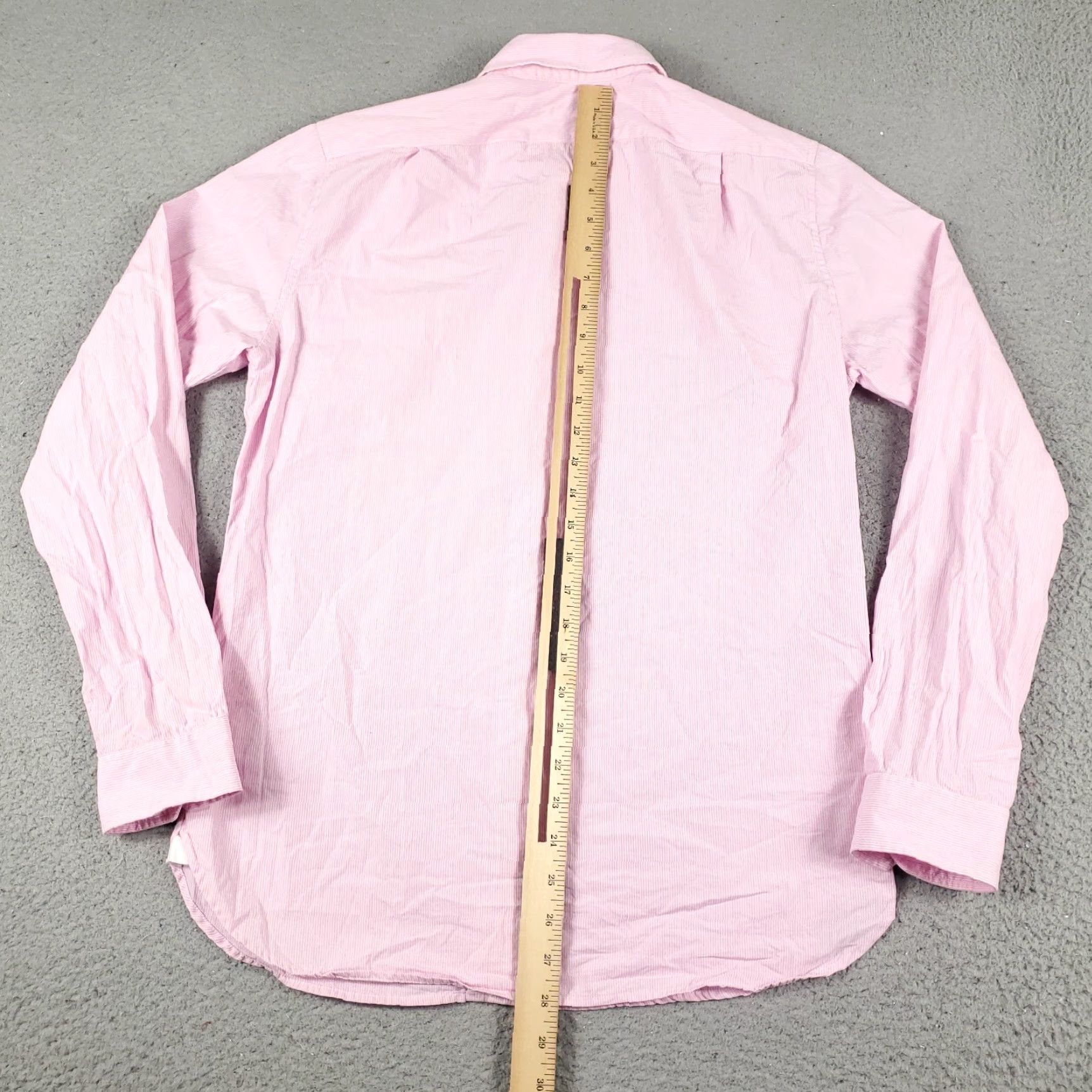American Eagle Outfitters American Eagle Shirt Mens Small Pink Striped Button-Up Long Sleeve Casual Size US S / EU 44-46 / 1 - 5 Thumbnail