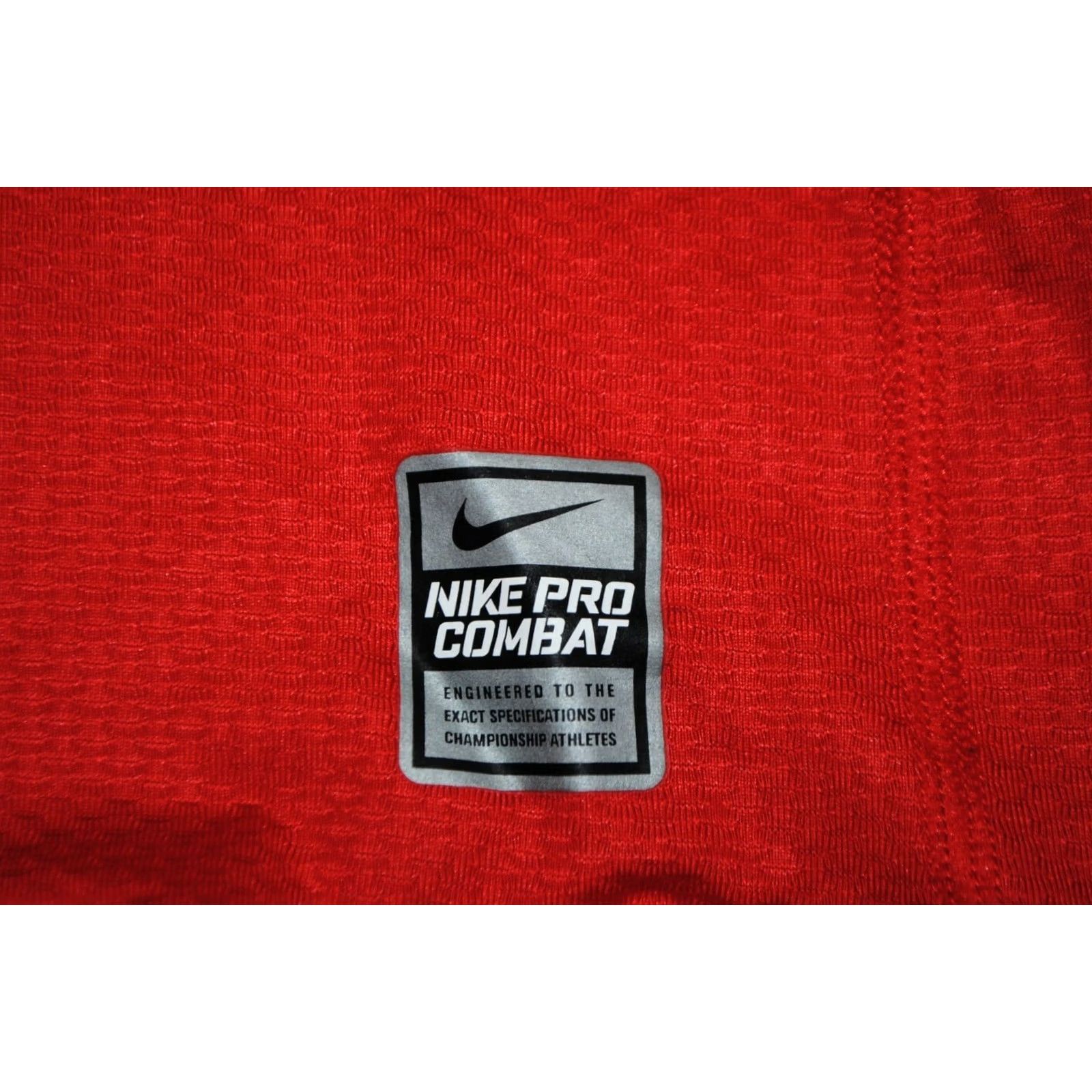 Nike Nike Pro Combat Stay Cool Compression Shirt Jersey Trikot Camiseta Mens XL Red Size US XL / EU 56 / 4 - 6 Thumbnail